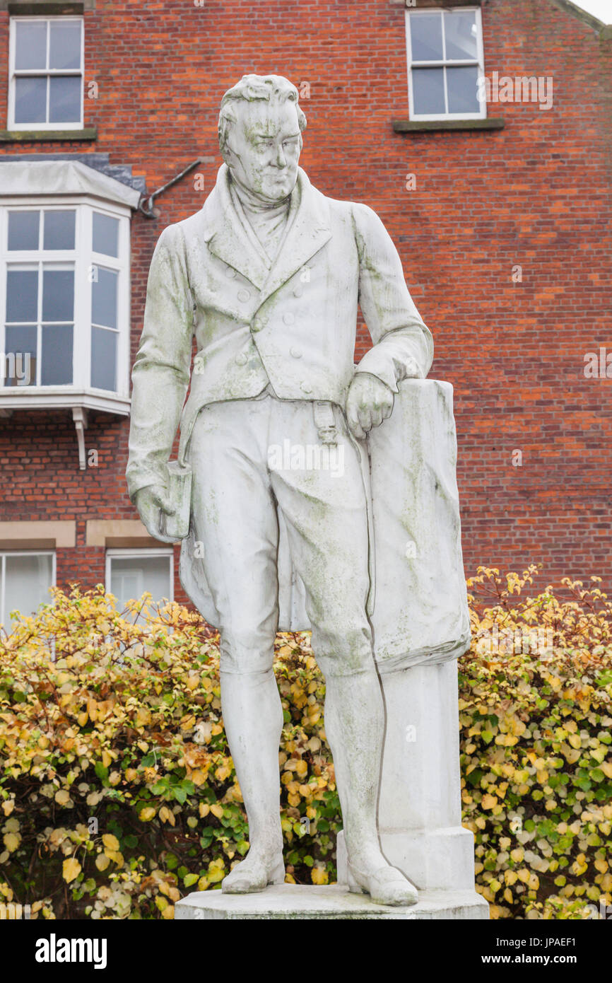 England, East Yorkshire, Kingston upon Hull, William Willberforce Museum, Statue von William Willberforce Stockfoto