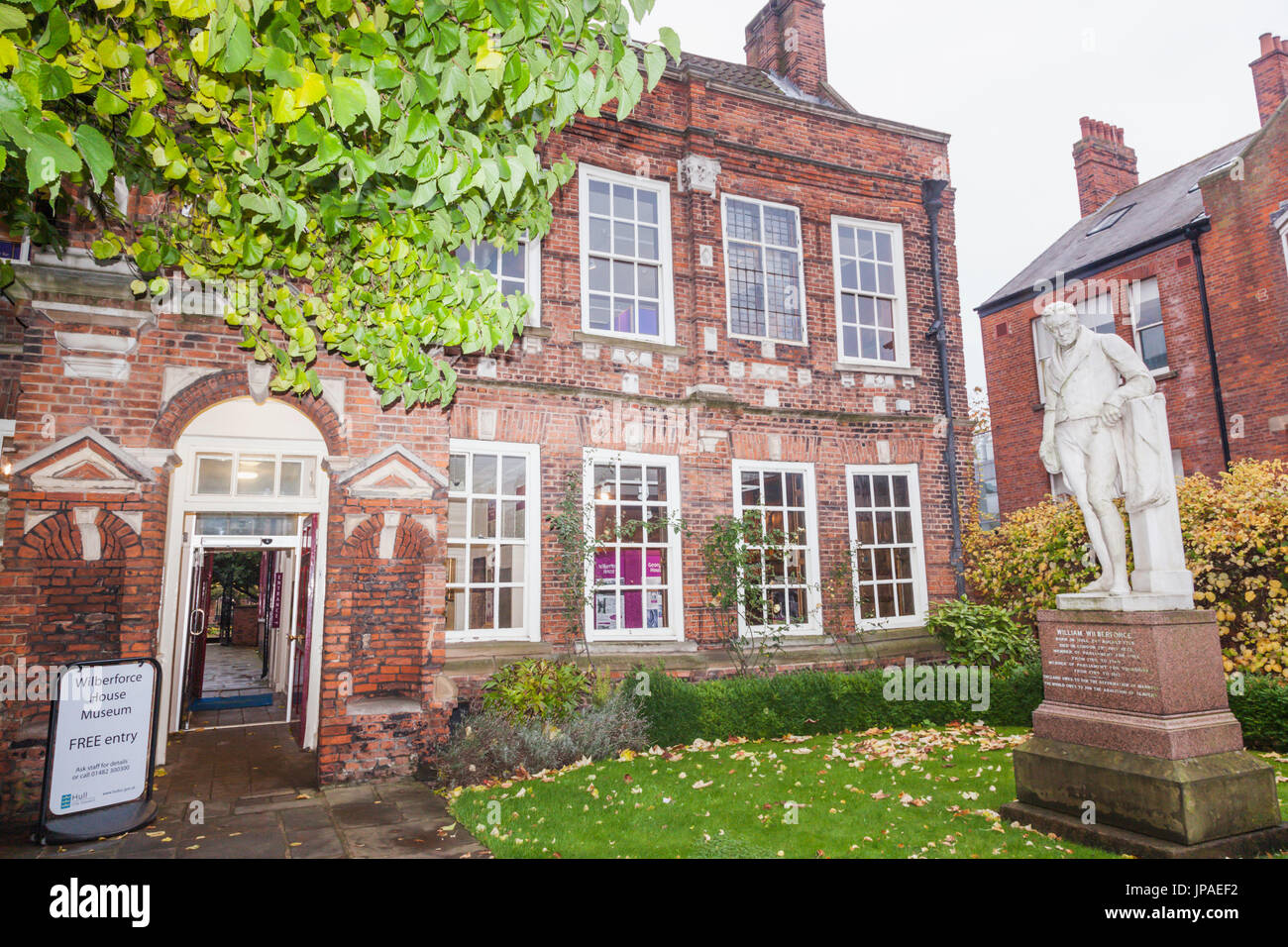 England, East Yorkshire, Kingston upon Hull, William Willberforce Museum Stockfoto