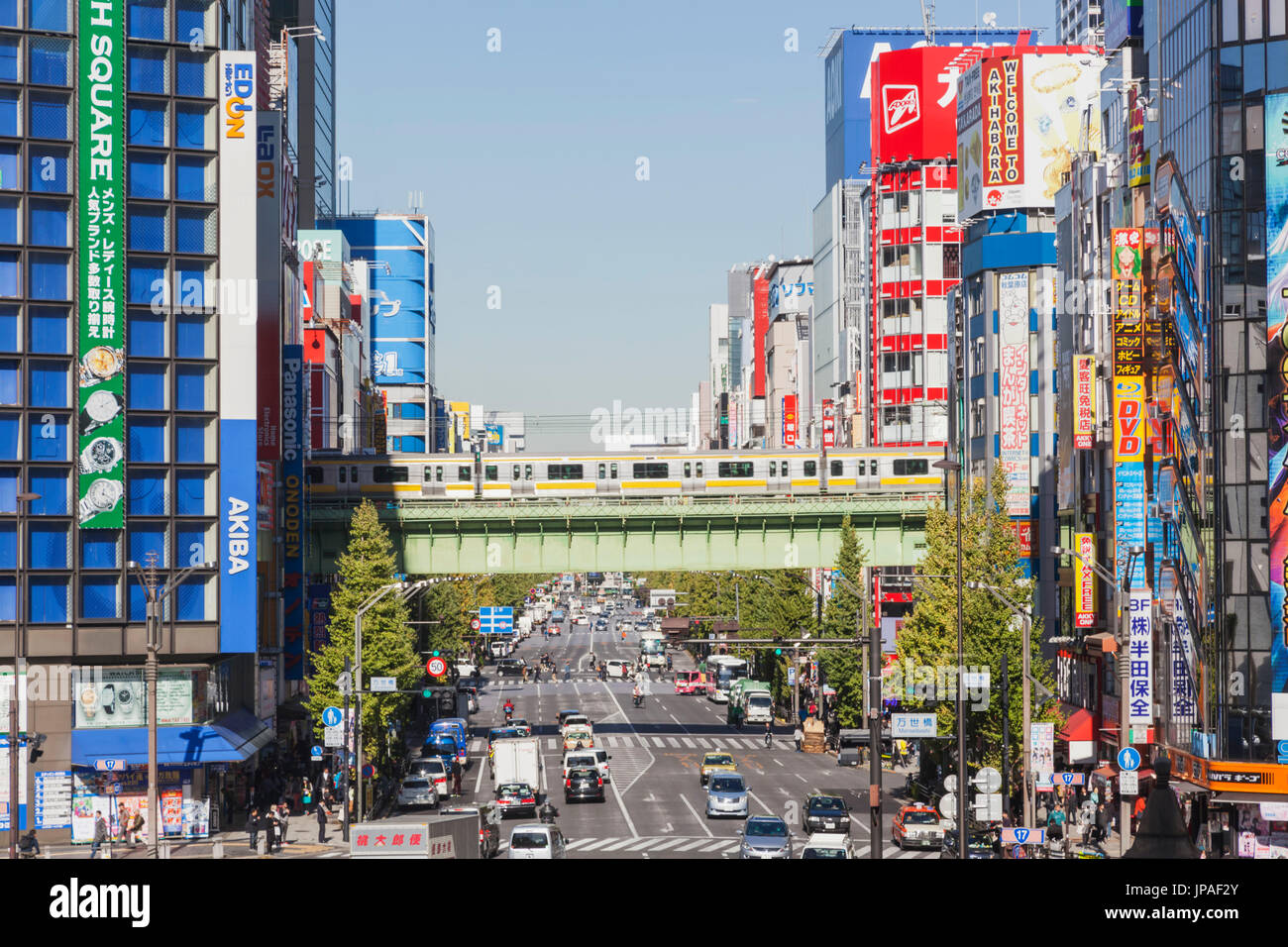 Japan, Honshu, Tokio, Akihabara, Straßenszene Stockfoto