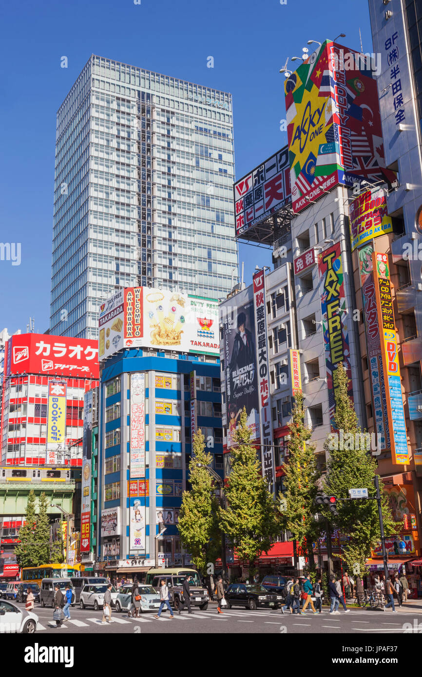 Japan, Honshu, Tokio, Akihabara, Straßenszene Stockfoto