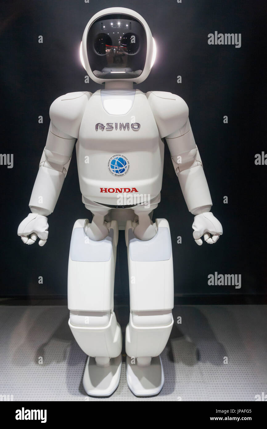 Japan, Honshu, Tokio, Odaiba, National Museum of Emerging Science und Innovation aka Miraikan, Roboter "Asimo" Stockfoto
