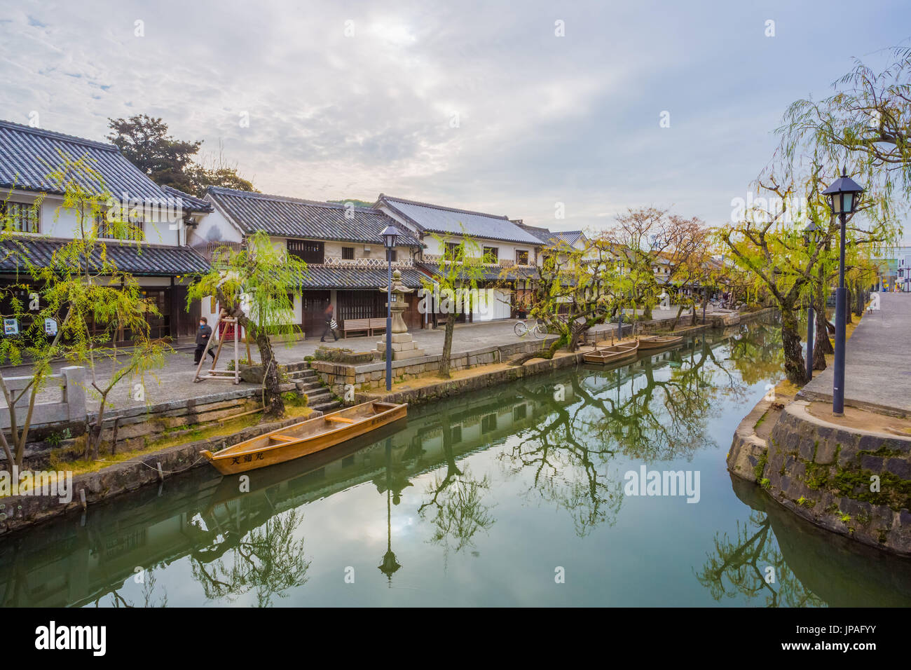 Japan, Okayama, Kurashiki City, Kurashiki Bikan Altstadt Stockfoto