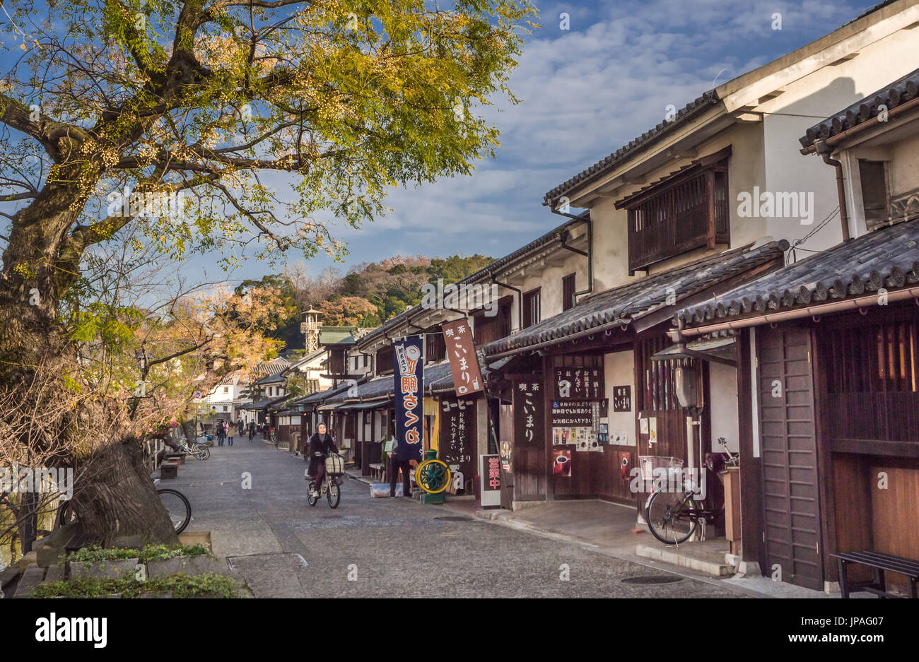 Japan, Okayama, Kurashiki City, Kurashiki Bikan Altstadt Stockfoto