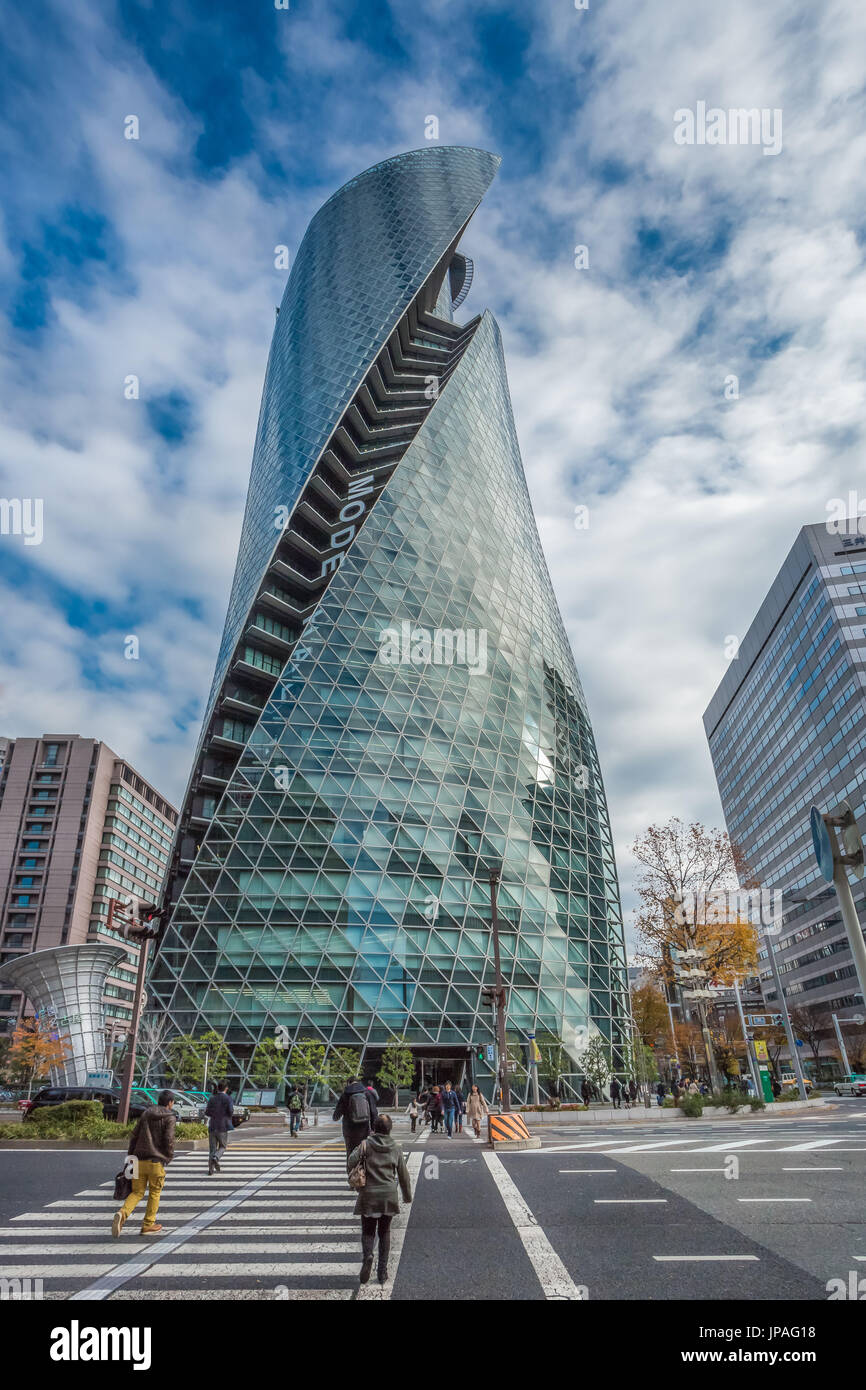 Japan, Nagoya City, Spiral Tower Stockfoto