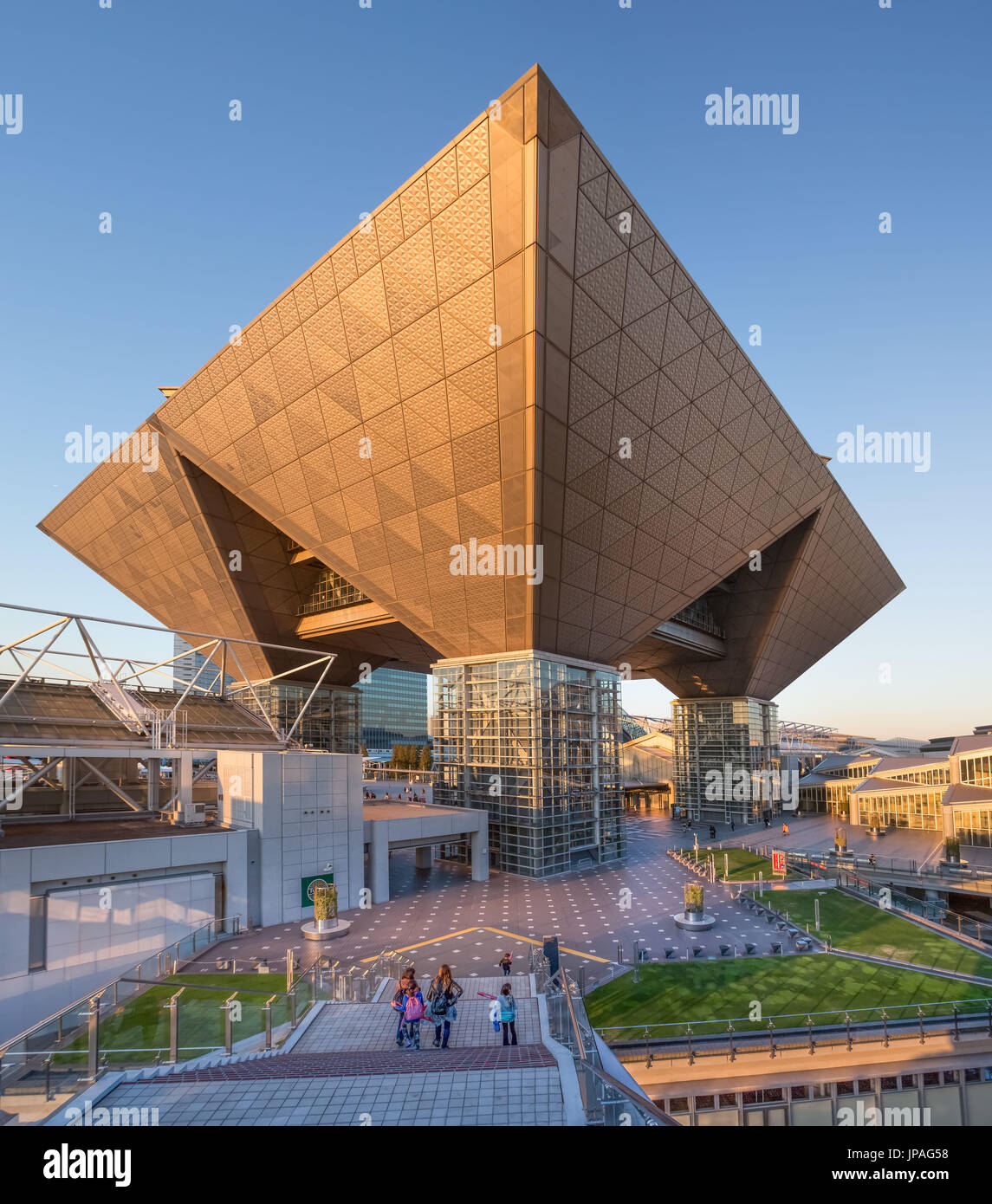 Japan, Tokyo City, Odaiba District, Tokyo Big Sight Building, International Exhibition Center Stockfoto