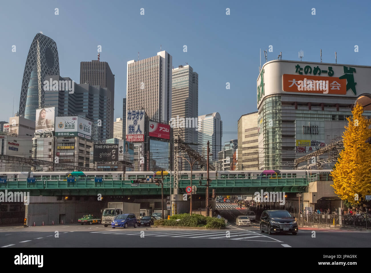 Japan, Tokyo City Shinjuku Distrikt, Stockfoto