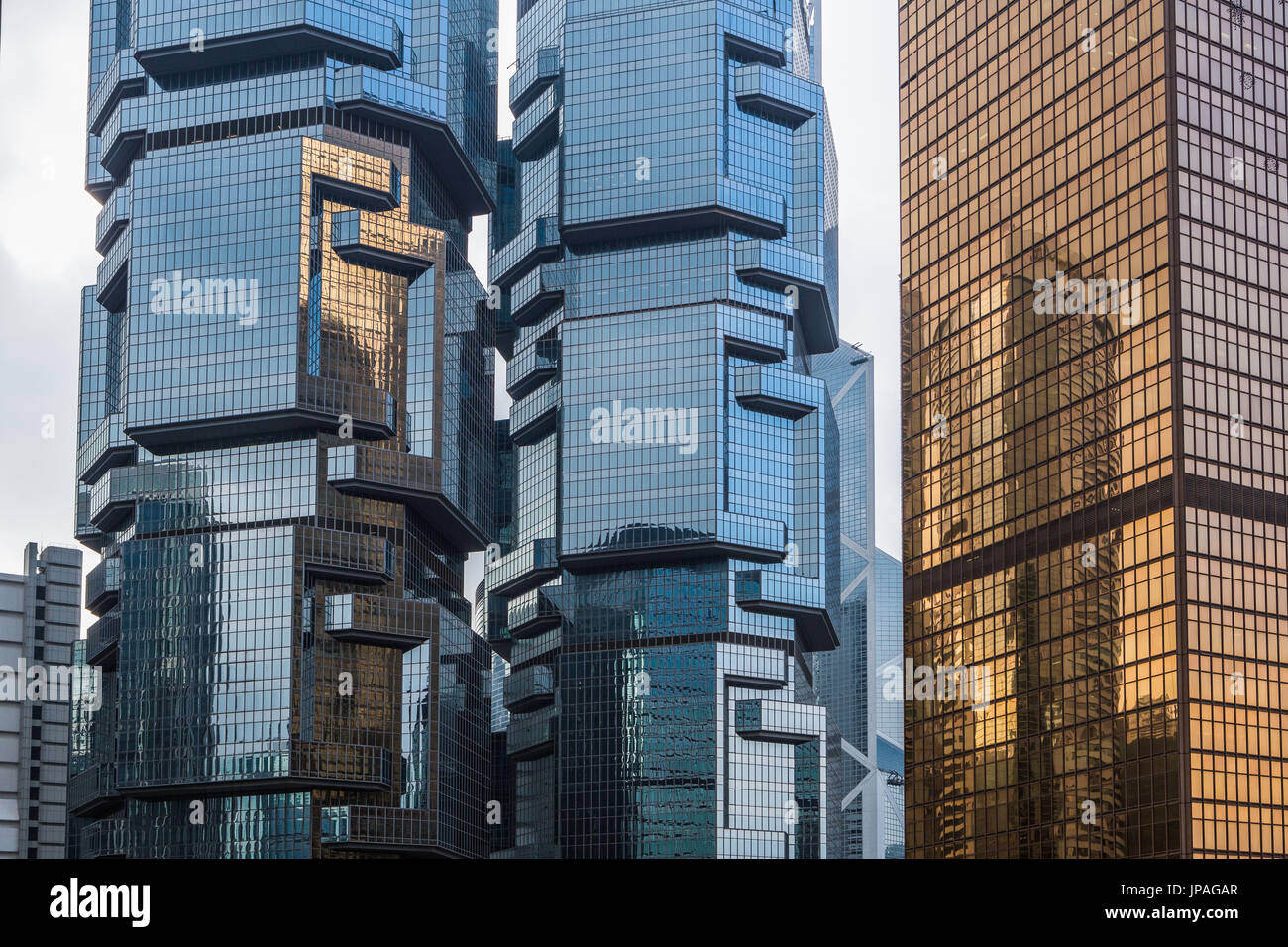 Hong Kong, Lippo-Towers, Admiralität Stadtteil Stockfoto
