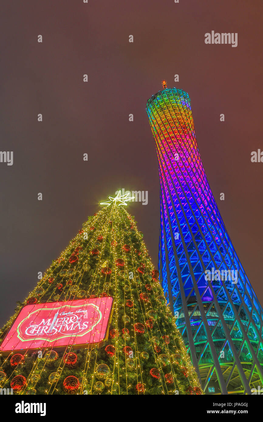 China, Provinz Guangdong, Guangzhou Stadt Guangzhou Tower Stockfoto