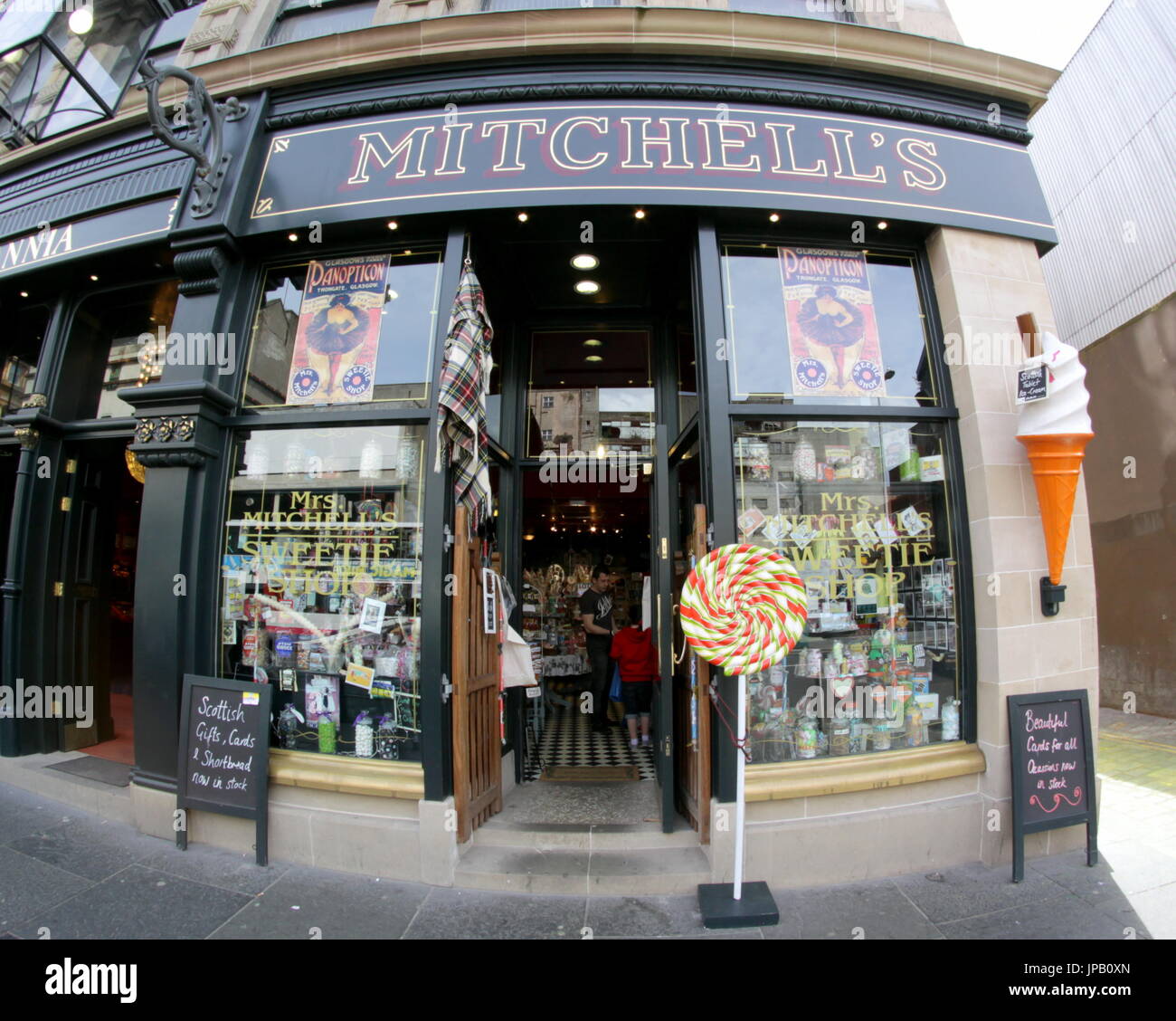 Frau Mitchell's Sweetie Shop Neue wynd Lane 117 Trongate, Glasgow G1 Stockfoto