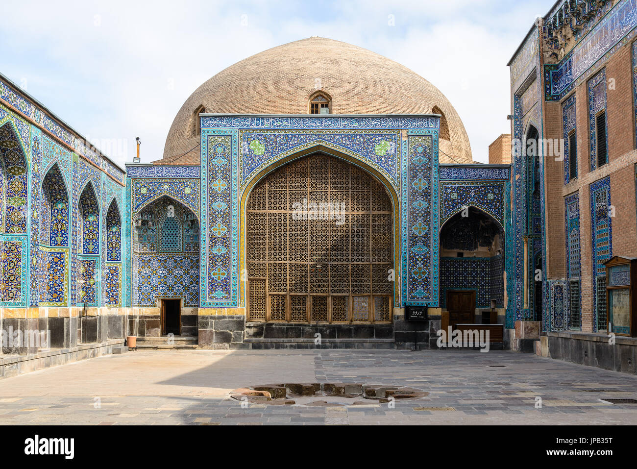 ARDABIL, IRAN - 9. Oktober 2014: Sheikh Sufi-Heiligtum Stockfoto