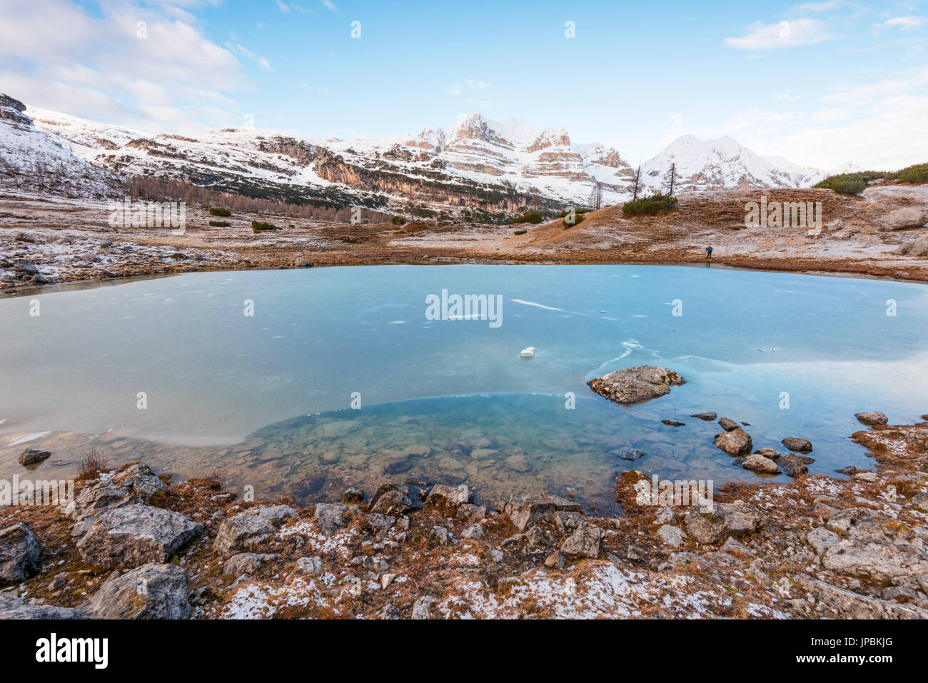 See auf natürlichen Park Adamello Brenta Europa, Italien, Alpine Region Trentino Alto Adige, Trento District, Nonstal, natürlichen Park Adamello Brenta Stockfoto