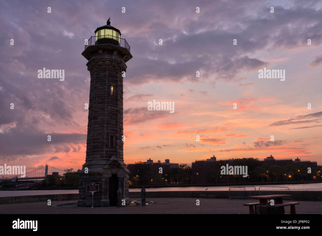 Amerika, Roosevelt Island, Skyline, New York, Vereinigte Staaten von Amerika Stockfoto