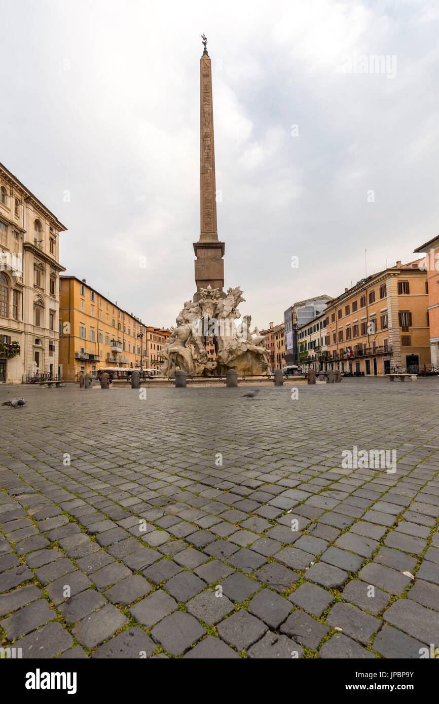 Europa, Italien, Latium, Rom. Piazza Navona Stockfoto