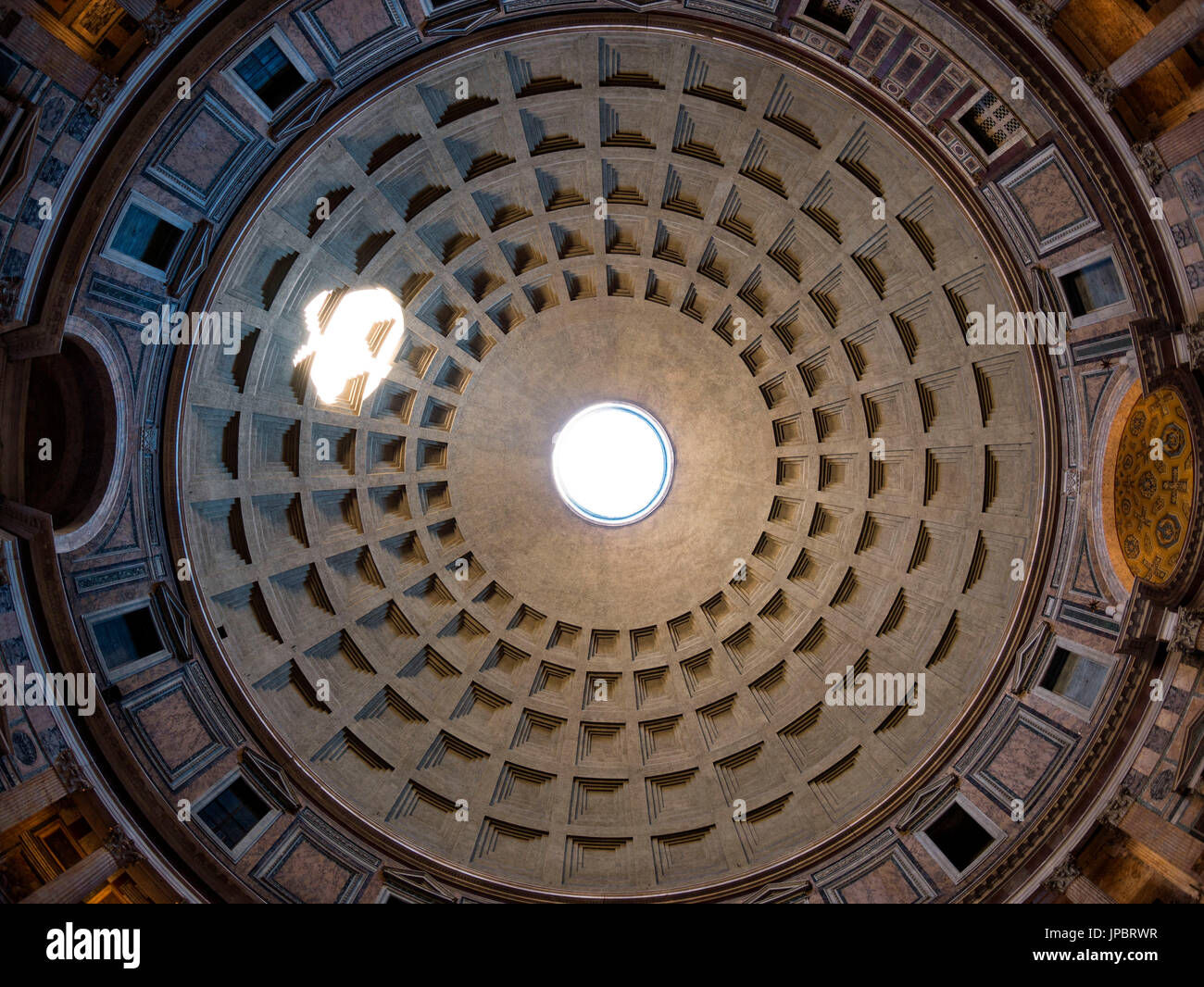 Europa, Italien, Latium, Rom. Kuppel des Pantheons Stockfoto