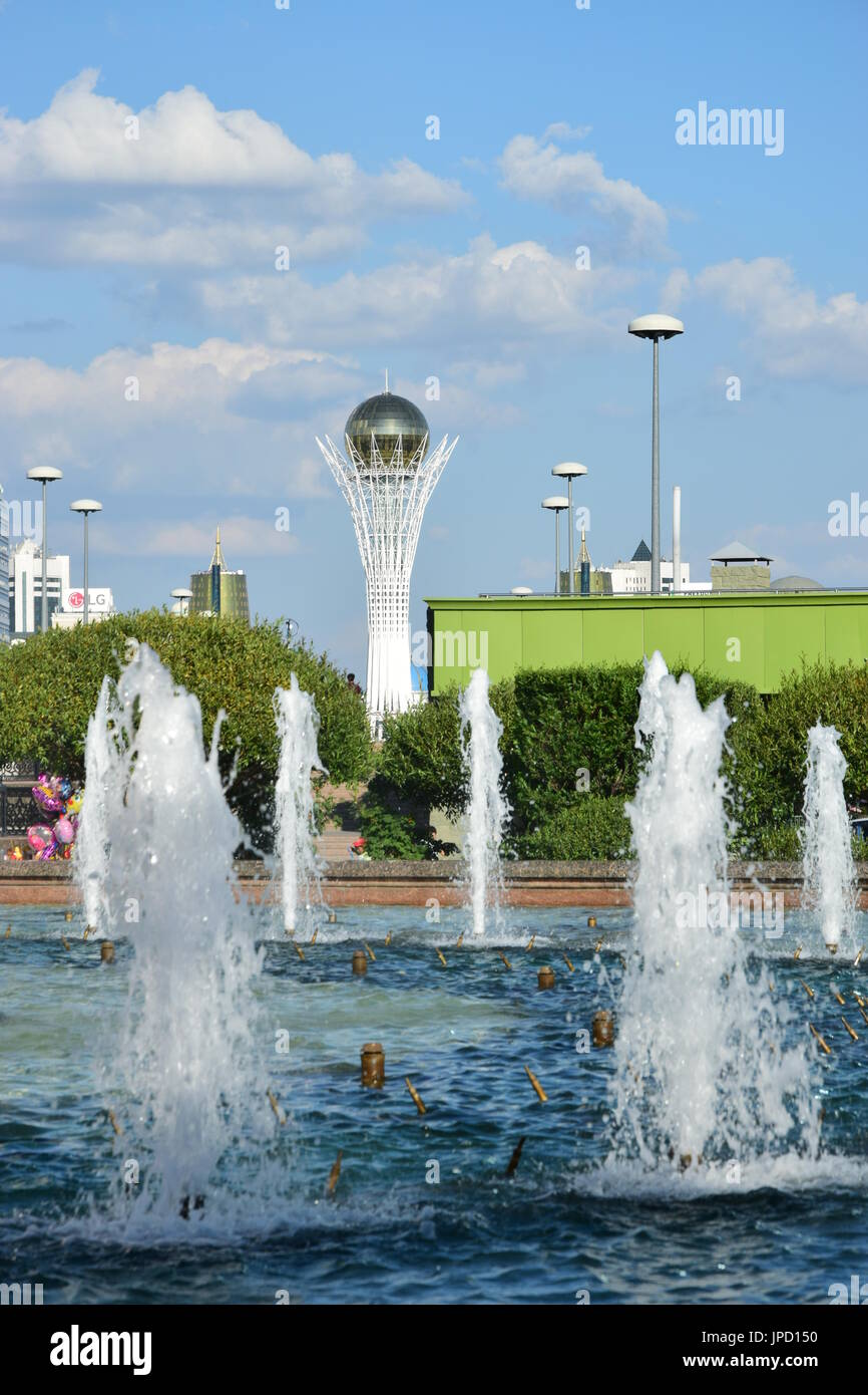 Blick auf die EXPO 2017 in Astana, Kasachstan Stockfoto