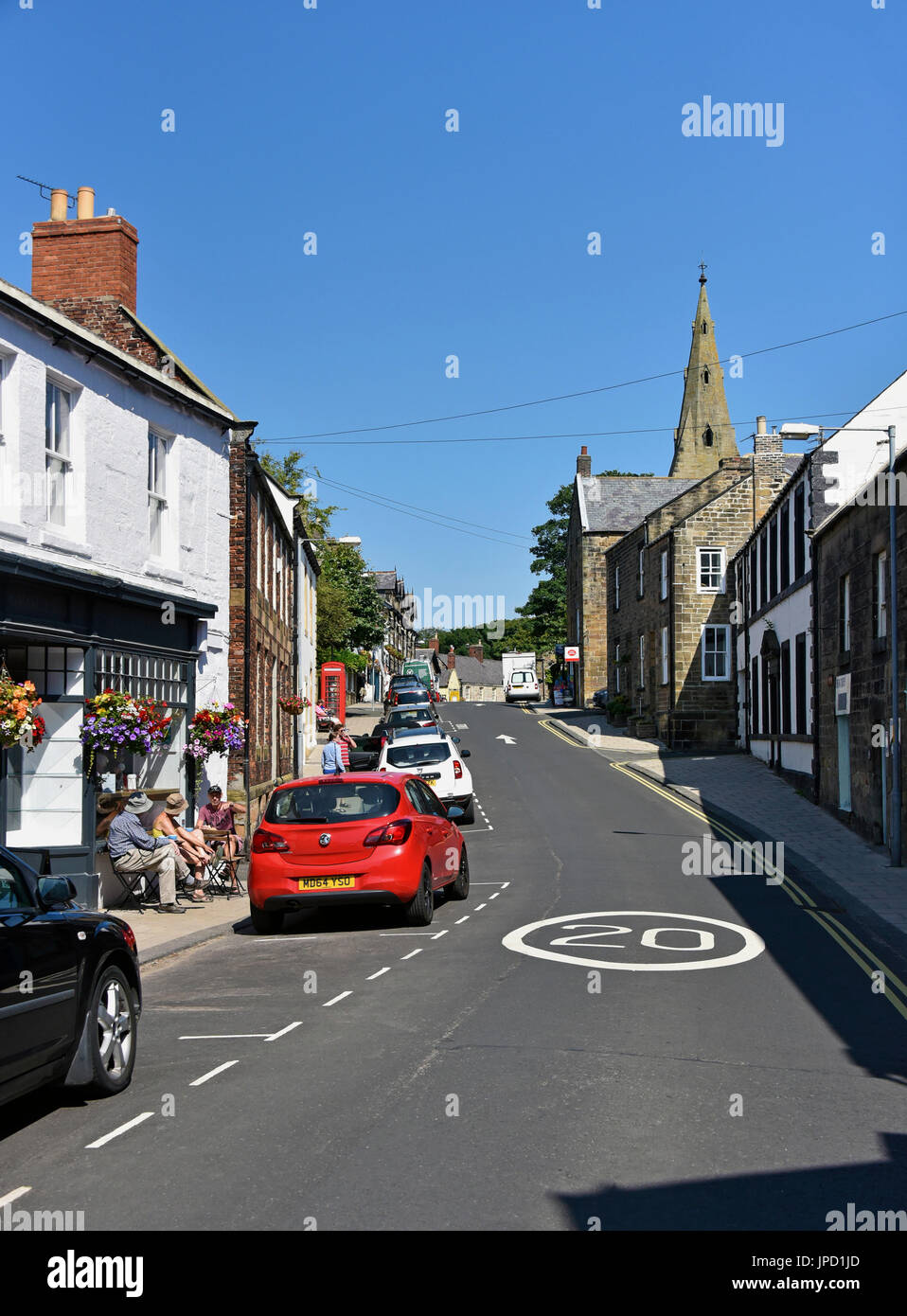 Northumberland Street, Alnmouth, Northumberland, England, Vereinigtes Königreich, Europa. Stockfoto