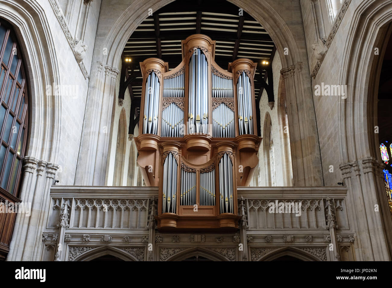 Innenraum der Kirche St. Maria, der Jungfrau, ist in Oxford, England. Stockfoto