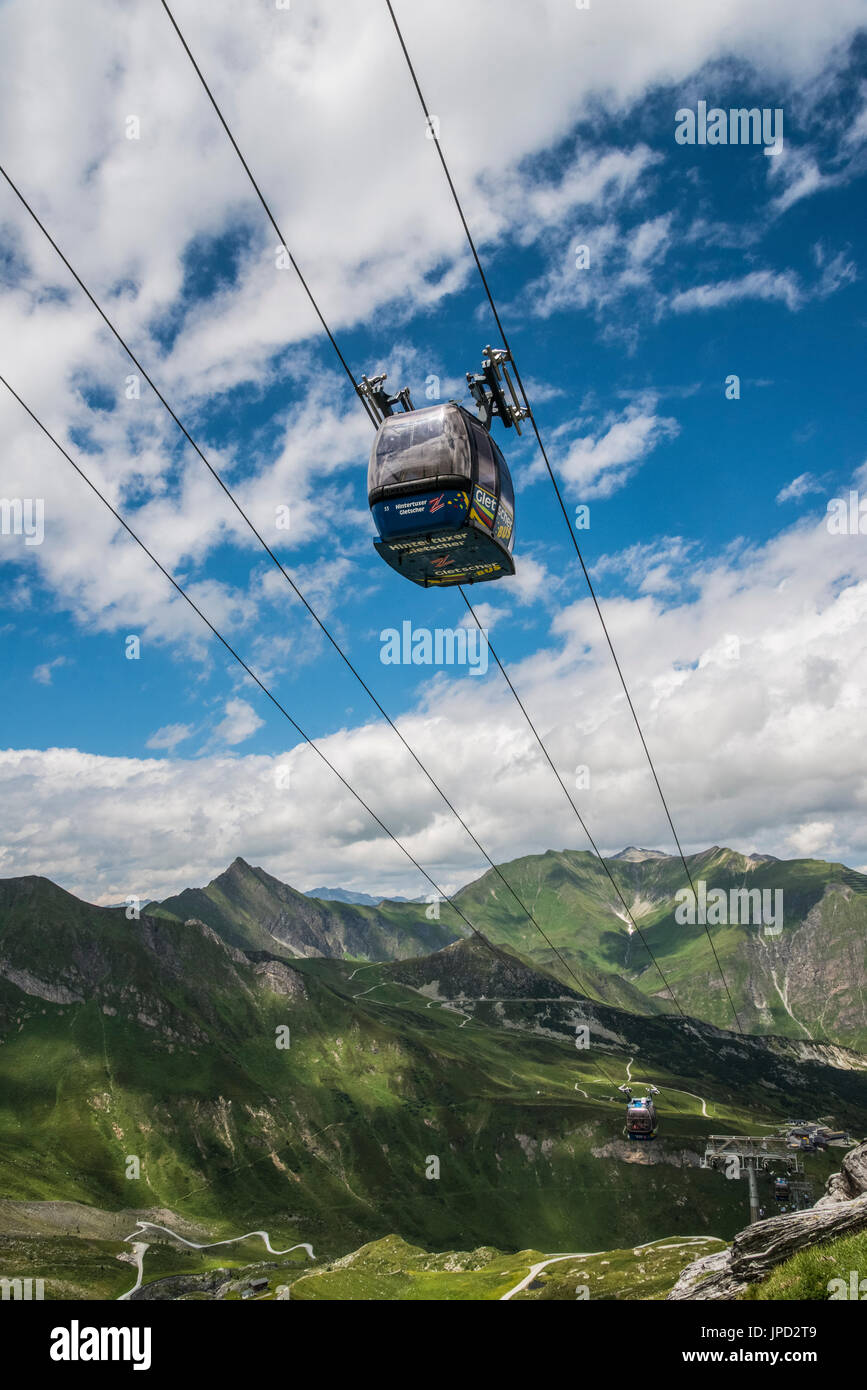 Bergwelt auf der Olperer Runde Tour und Peter Habeler Weg in den Zillertaler Alpen von Österreich Stockfoto