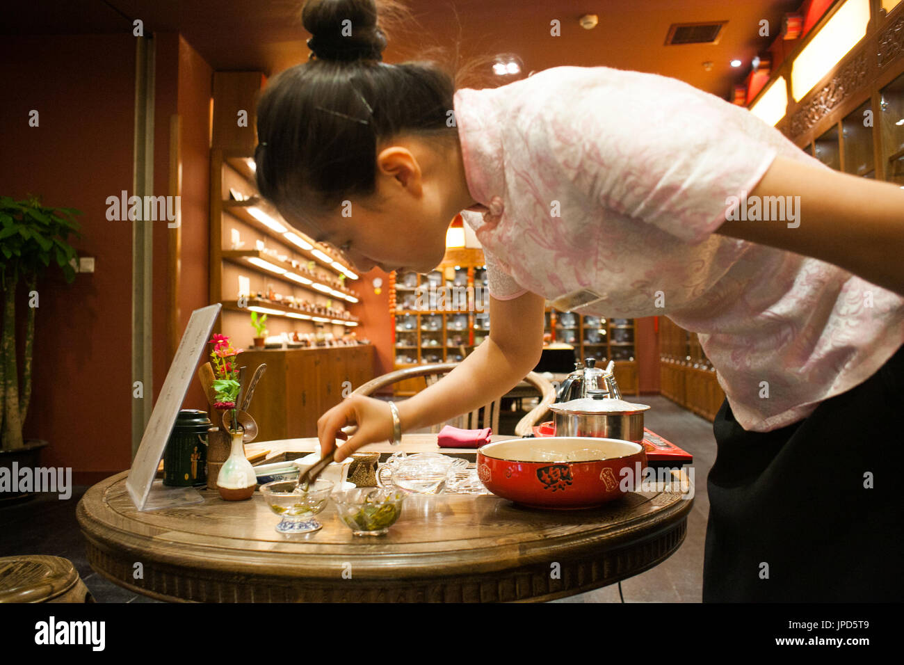 Chinesisches Teehaus Stockfoto