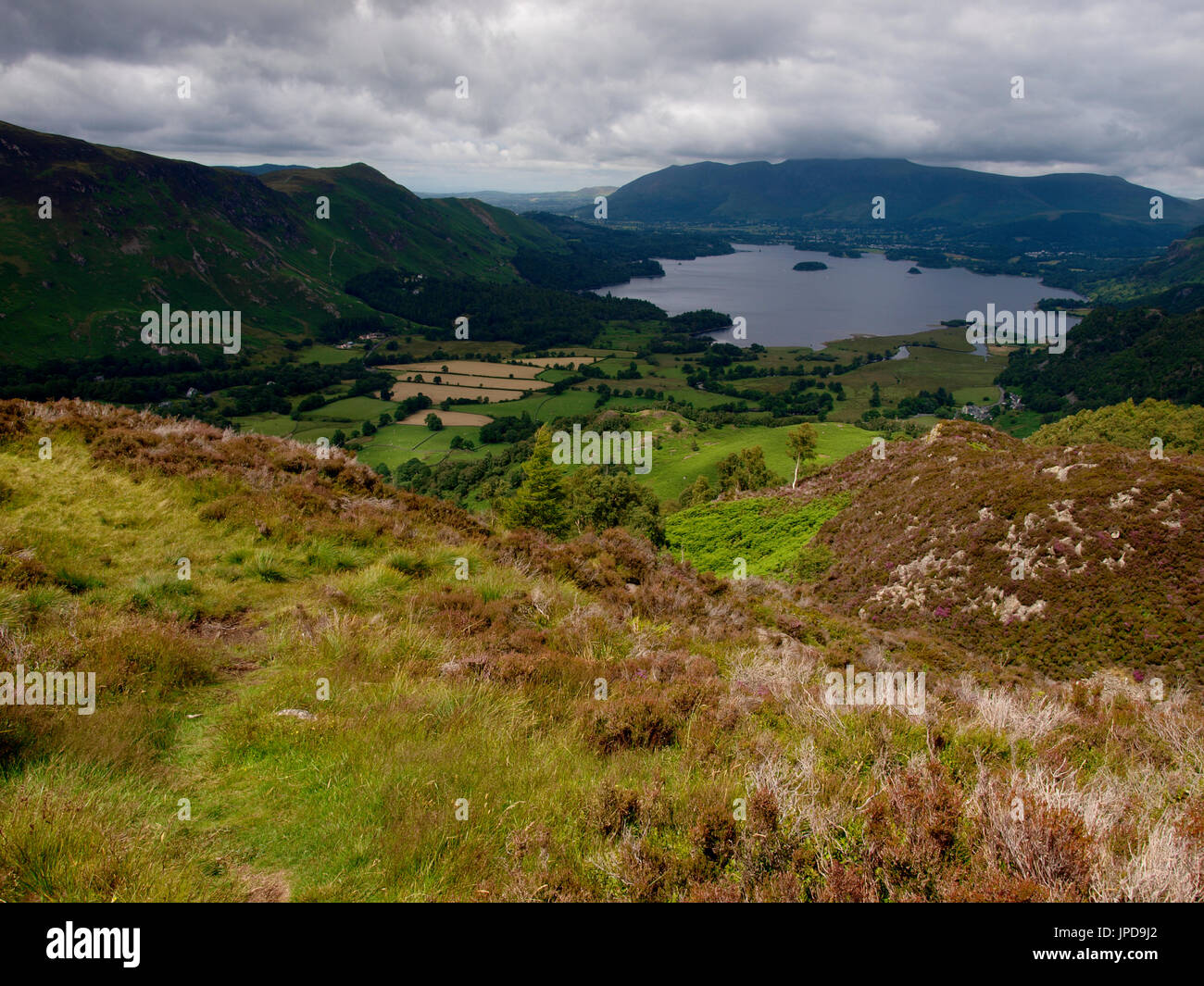 Watendlath Tarn, den Lake District, Cumbria, Großbritannien Stockfoto