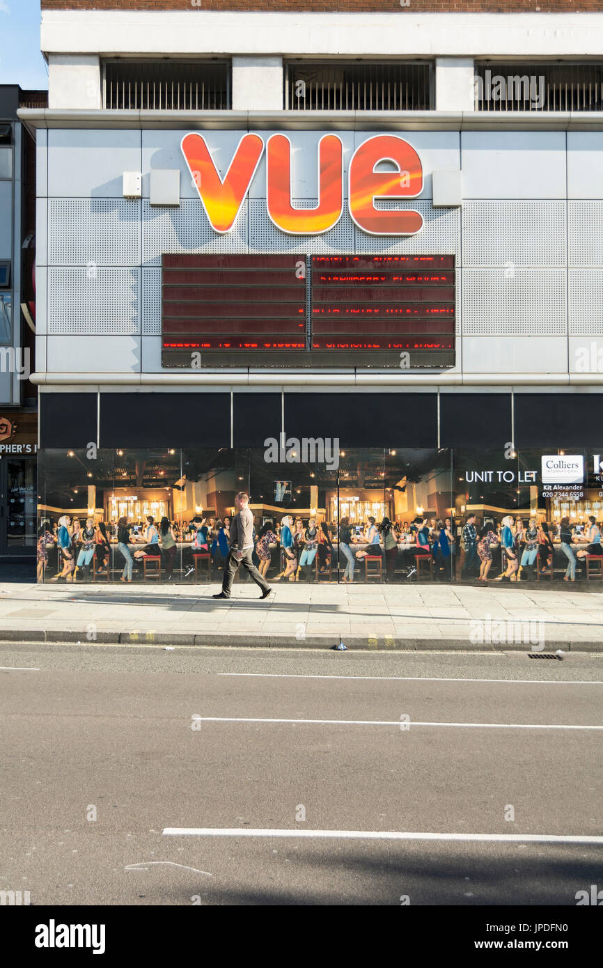 Außenseite der Vue Kinokomplex in Shepherds Bush, London, UK Stockfoto