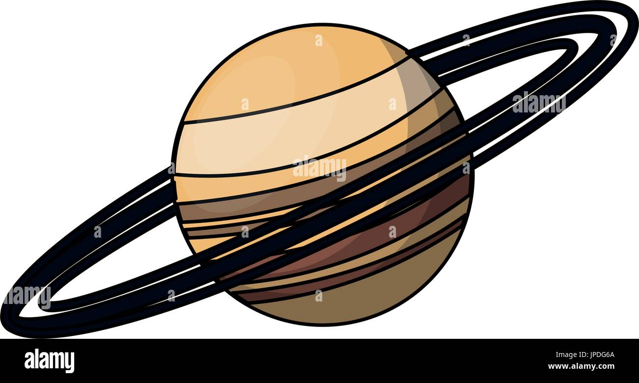 Planet-Symbolbild Stock Vektor