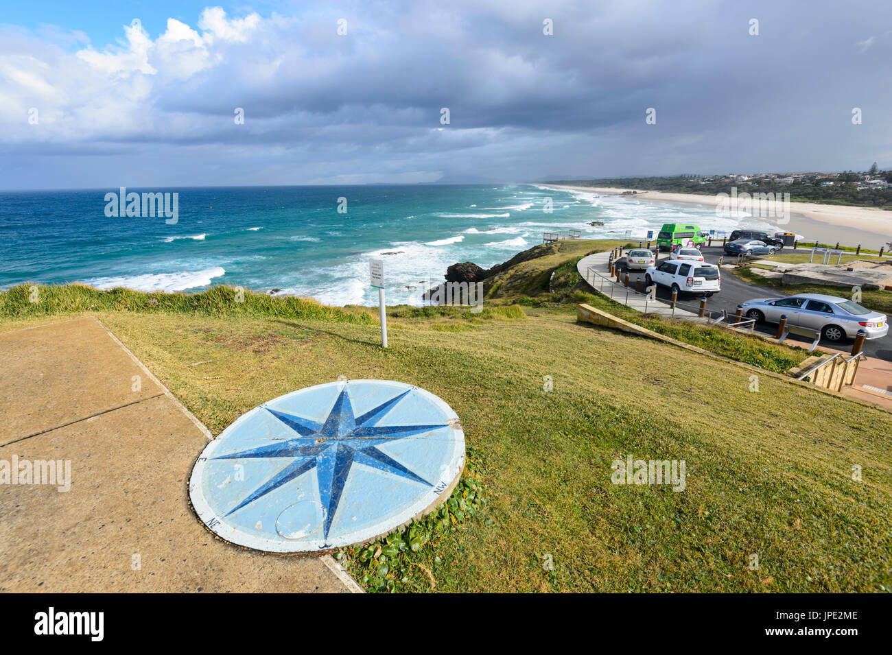 Blick von Heften, Point, Port Macquarie, New South Wales, NSW, Australien Stockfoto