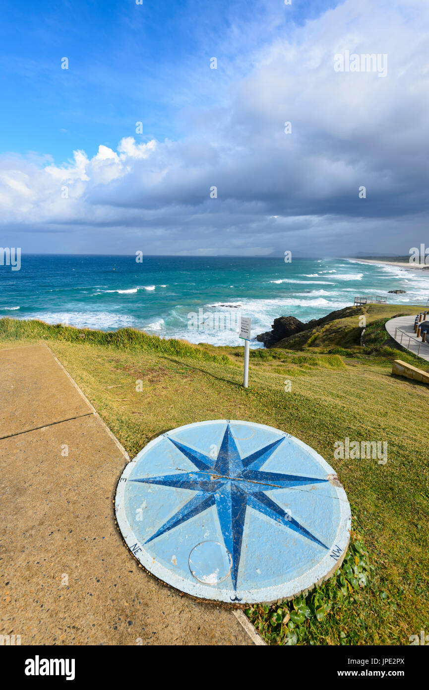 Blick von Heften, Point, Port Macquarie, New South Wales, NSW, Australien Stockfoto