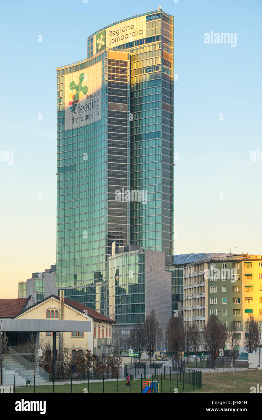 Mailand, Lombardei, Italien. Der Palazzo della Regione Lombardia Stockfoto