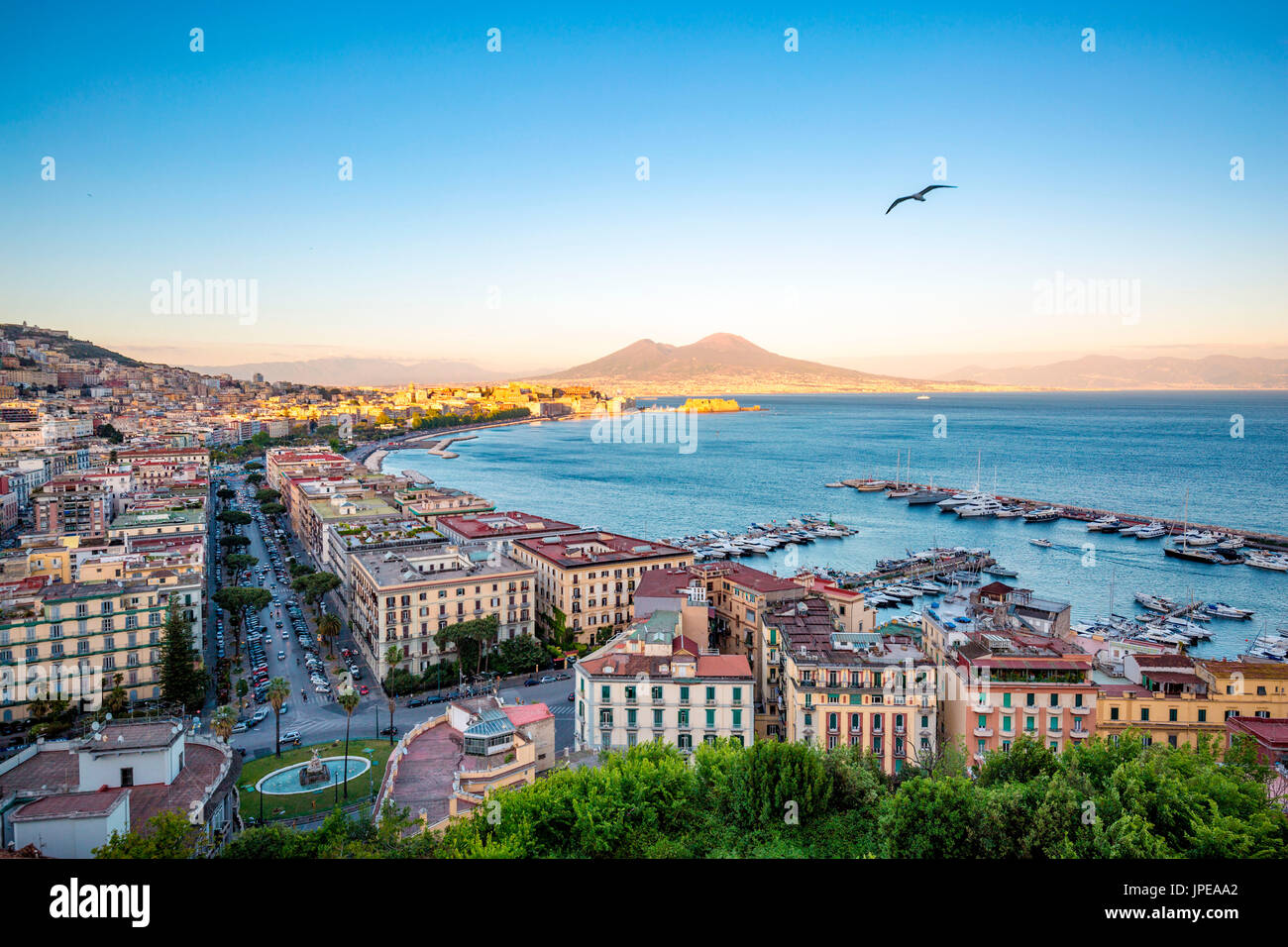 Neapel Posillipo, Kampanien, Italien Stockfoto