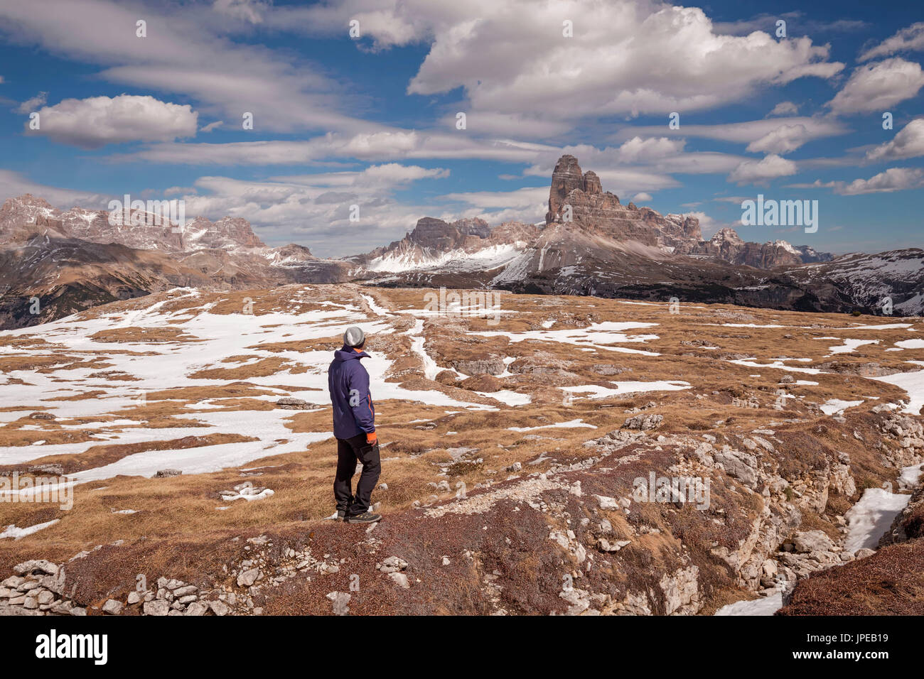 Monte Piana, Dolomiti di Sesto, Belluno / Bolzano - Bozen, Veneto / Südtirol, Italien, Europa Stockfoto