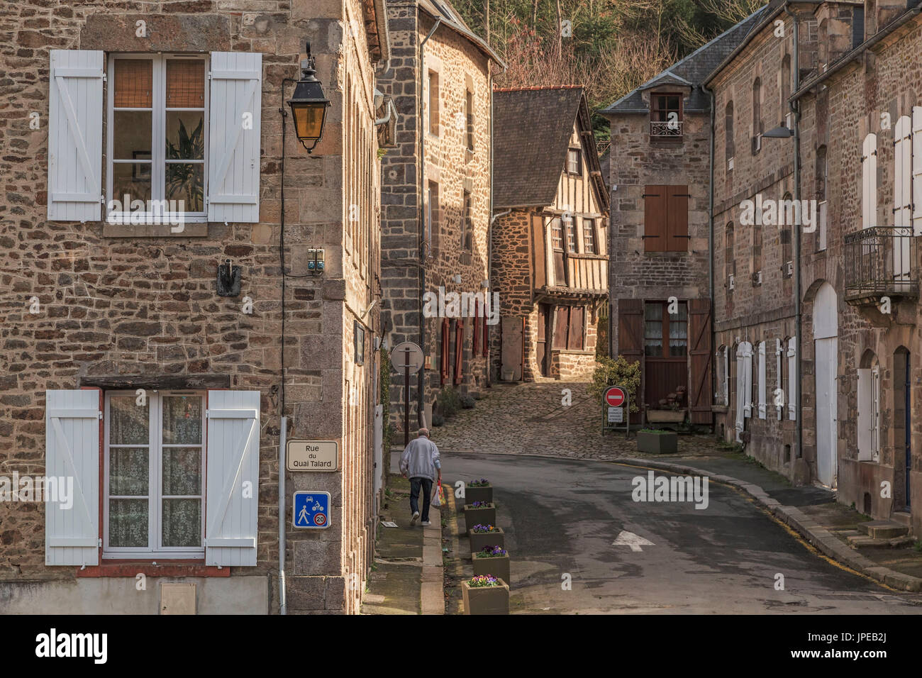 Dinan, Côtes d ' Armor Département, Bretagne - Bretagne, Frankreich Stockfoto