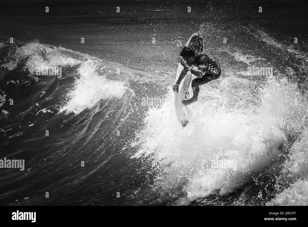 US Open of Surfing in Huntington Beach, Kalifornien Stockfoto