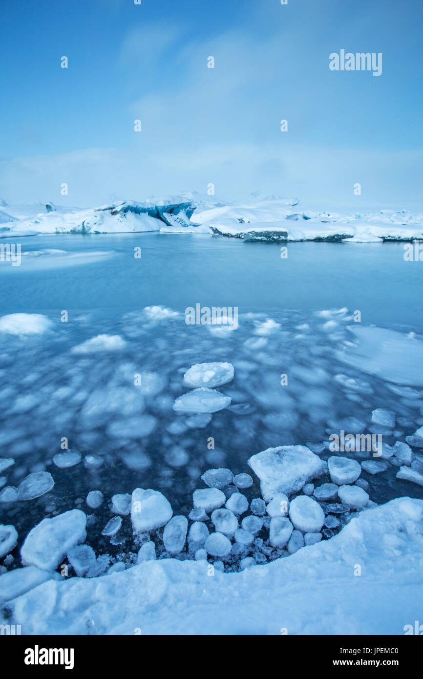 Gletscherlagune im Südosten von Island Stockfoto