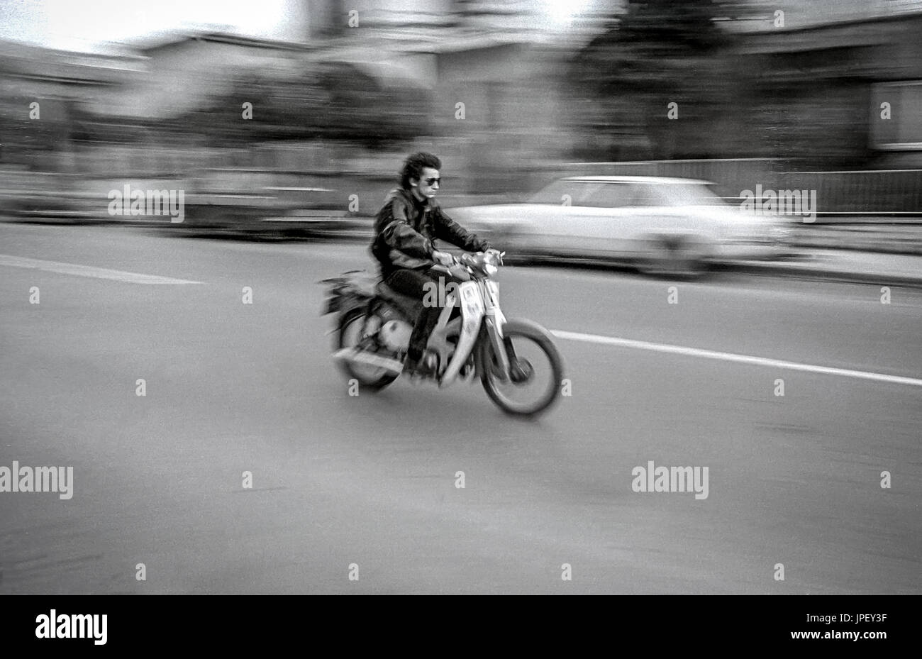 Aufnahmen in Athen im Jahr 1986 Stockfoto