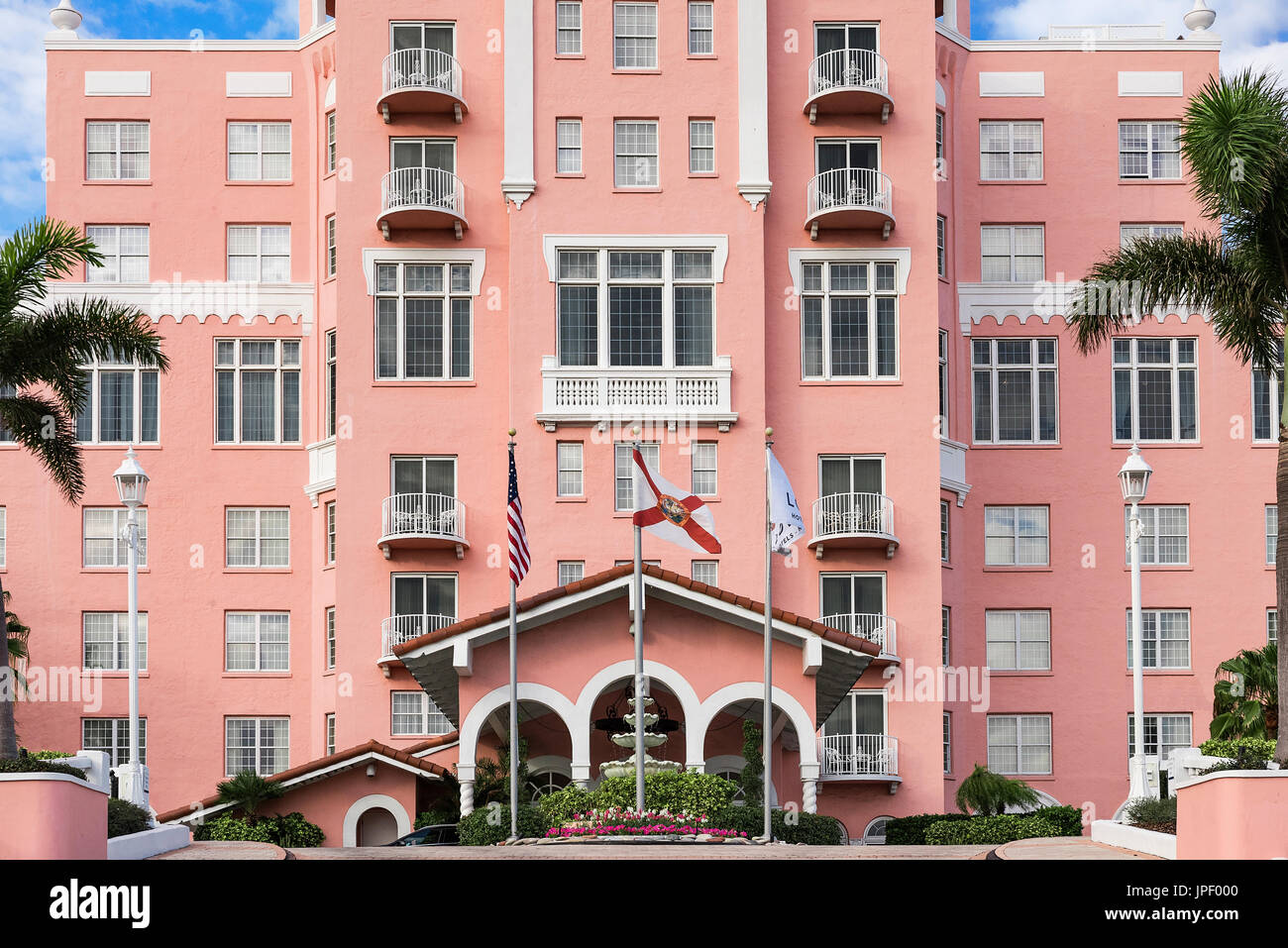 Don CeSar Beach Resort &amp; Spa, St. Petersburg, Florida, USA. Stockfoto