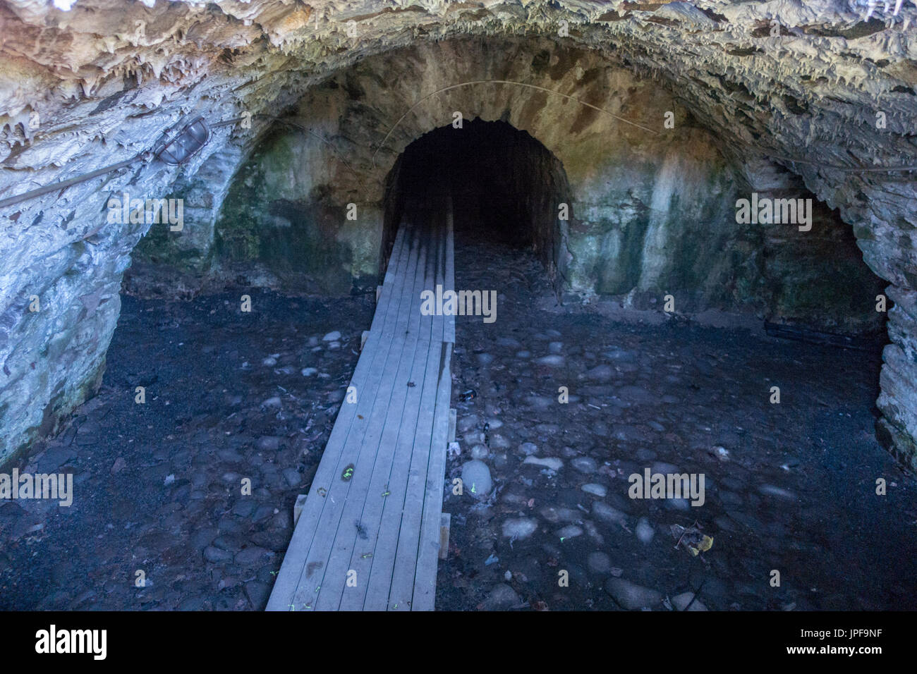 Tunnel unter die alten Teile von Göteborg Stockfoto
