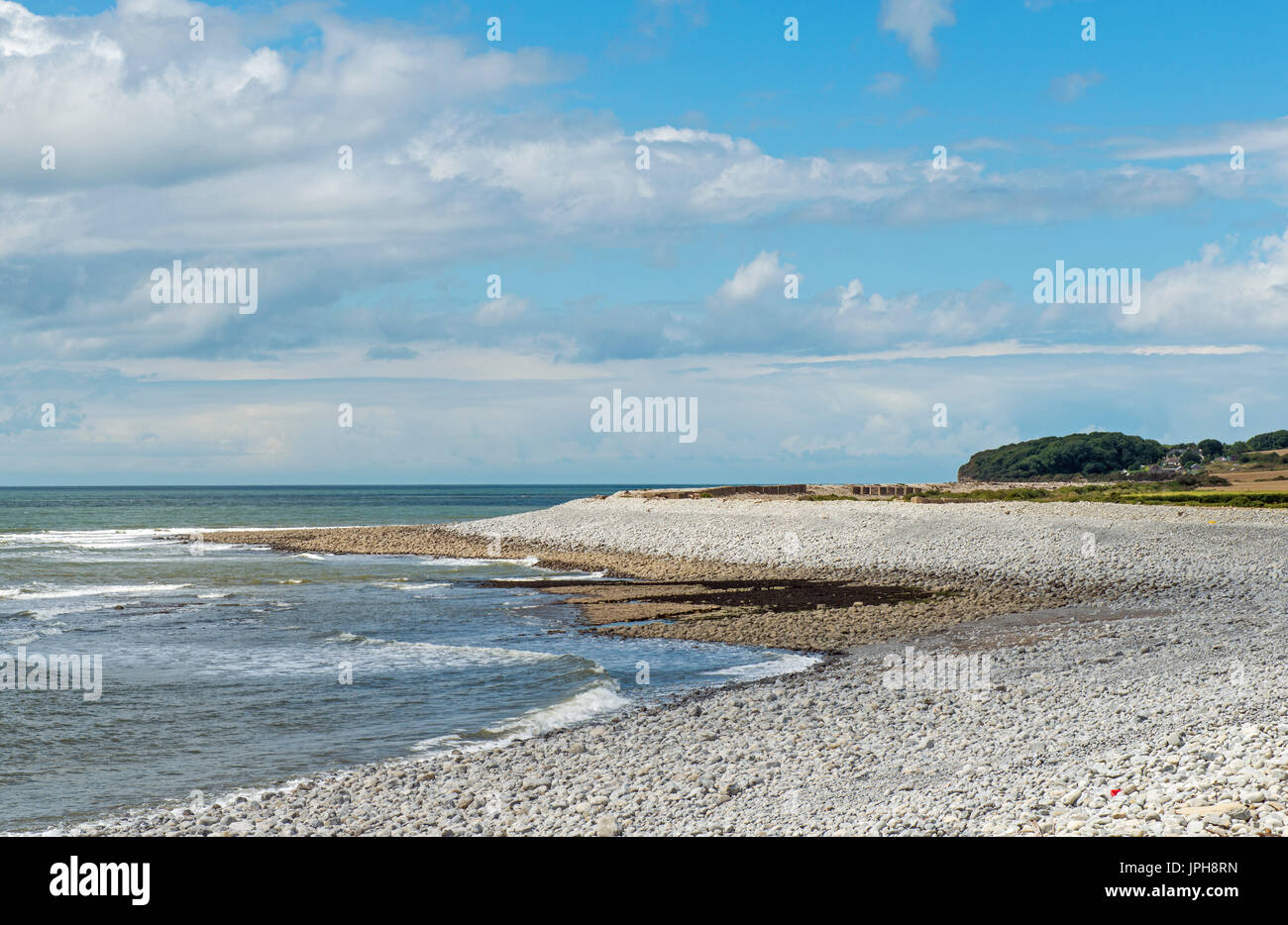 Aberthaw Strand Glamorgan Küste Süd-Wales Stockfoto