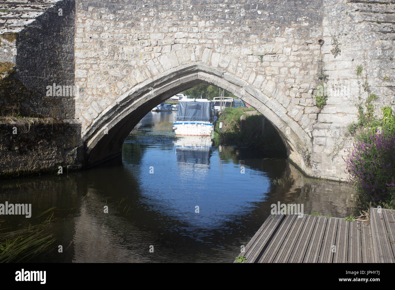 Fluss mEDWAY Osten fARLEIGH kENT Stockfoto