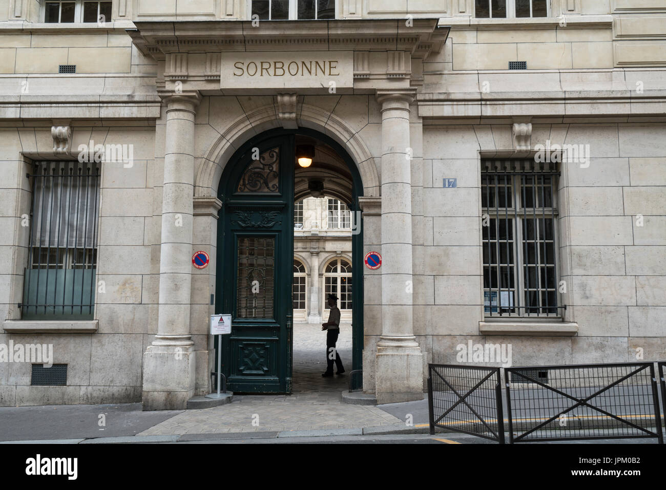 Der Sorbonne in Paris Stockfoto