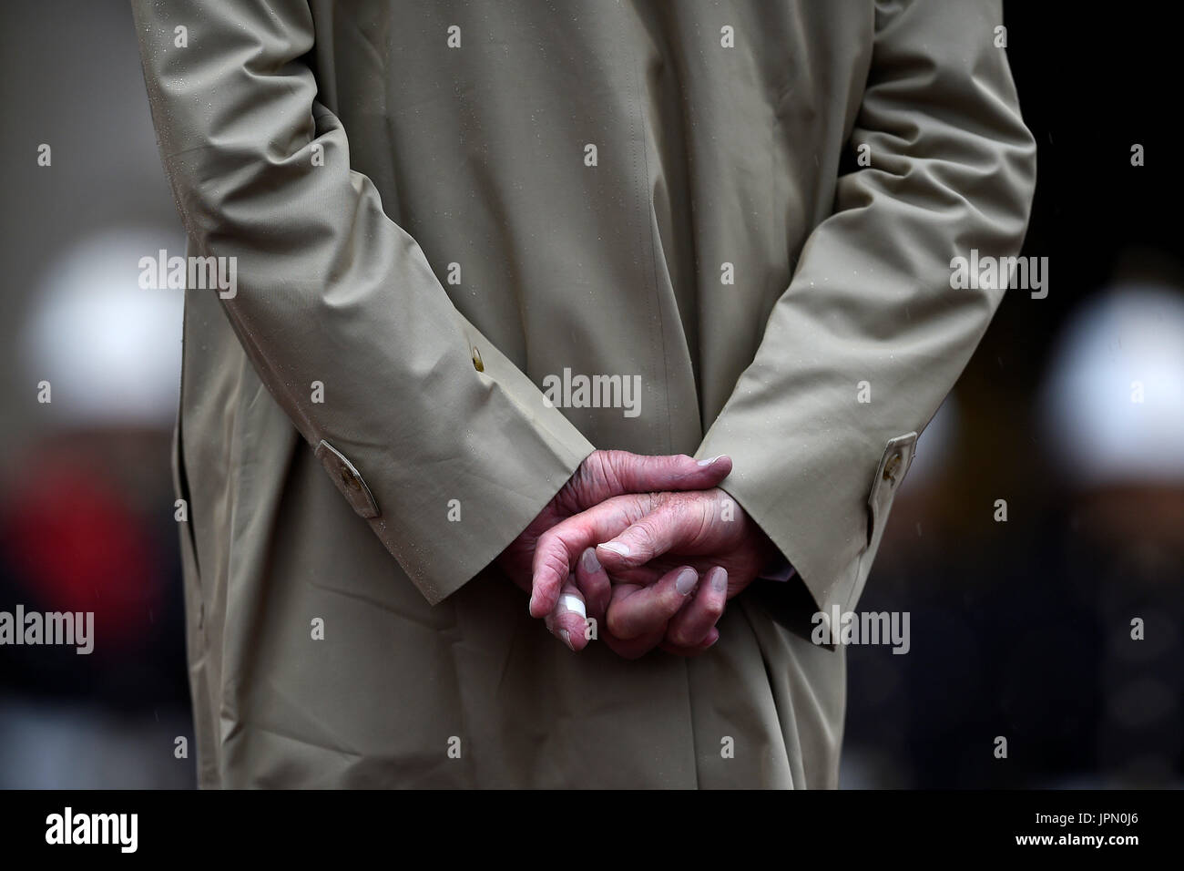 Der Duke of Edinburgh besucht den Kapitän General Parade an seiner endgültigen individuellen öffentliches Engagement im Buckingham Palace in London. Stockfoto