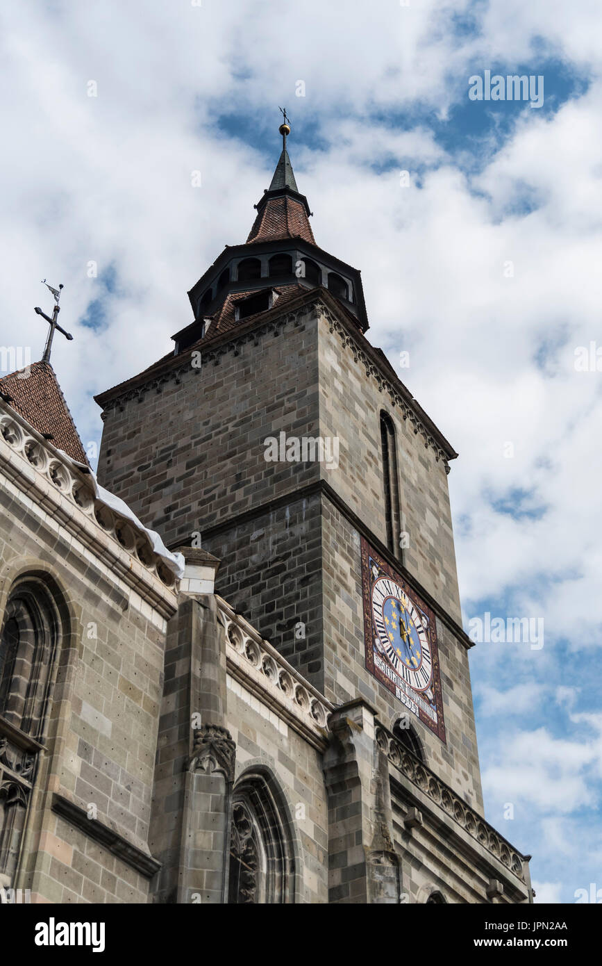 Die Schwarze Kirche in Brasov - Kronstadt, Rumänien Stockfoto