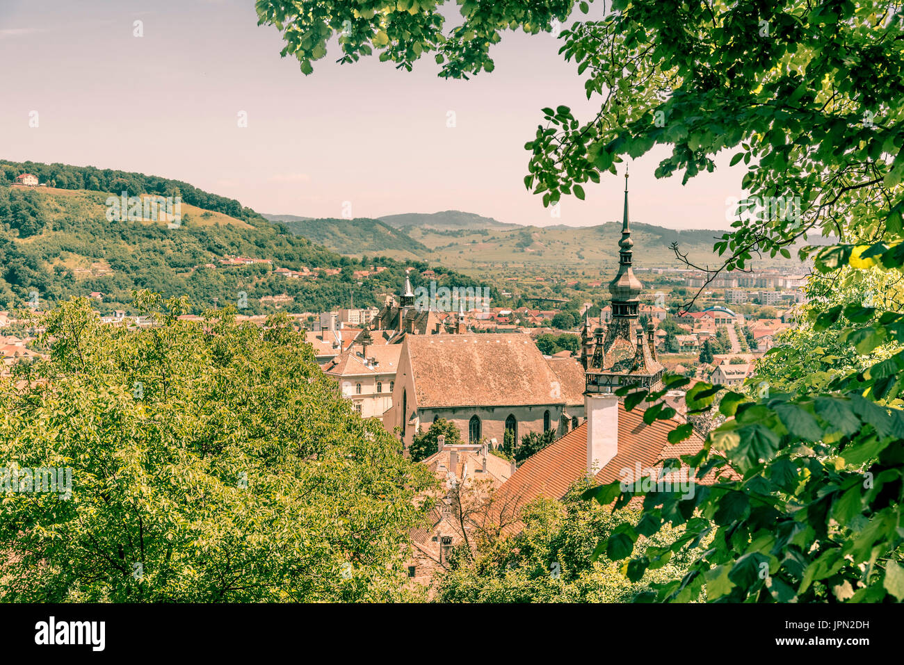 Zitadelle Sighisoara, Siebenbürgen - Sighisoara, Rumänien Stockfoto