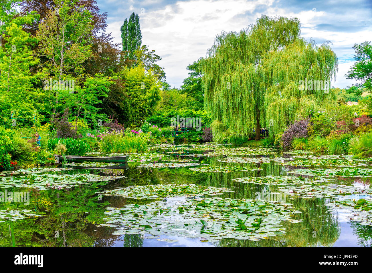 Monets Garten in Giverny, Frankreich Stockfoto