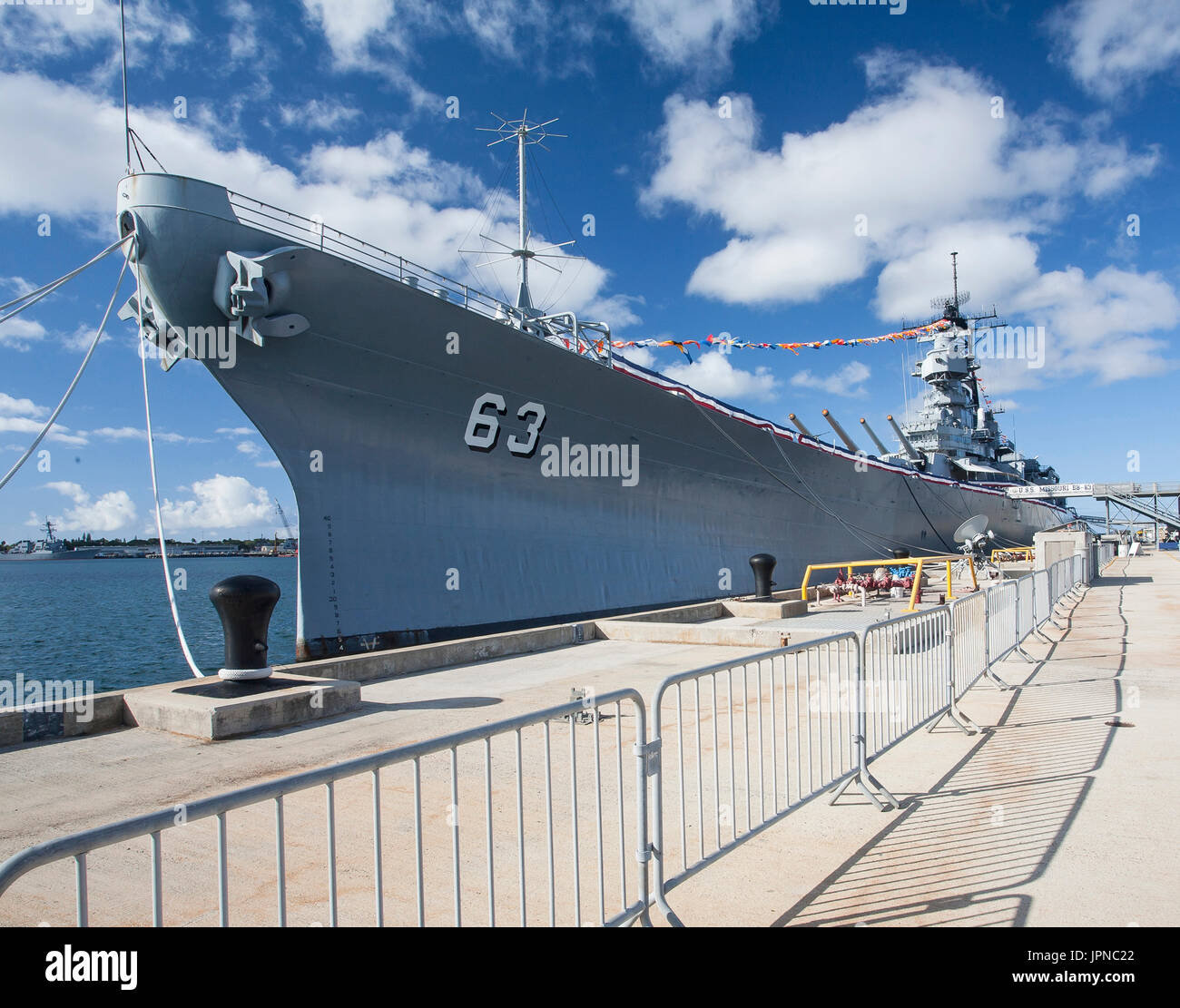 USS Missouri Memorial Pearl Harbor Hawaii Stockfoto