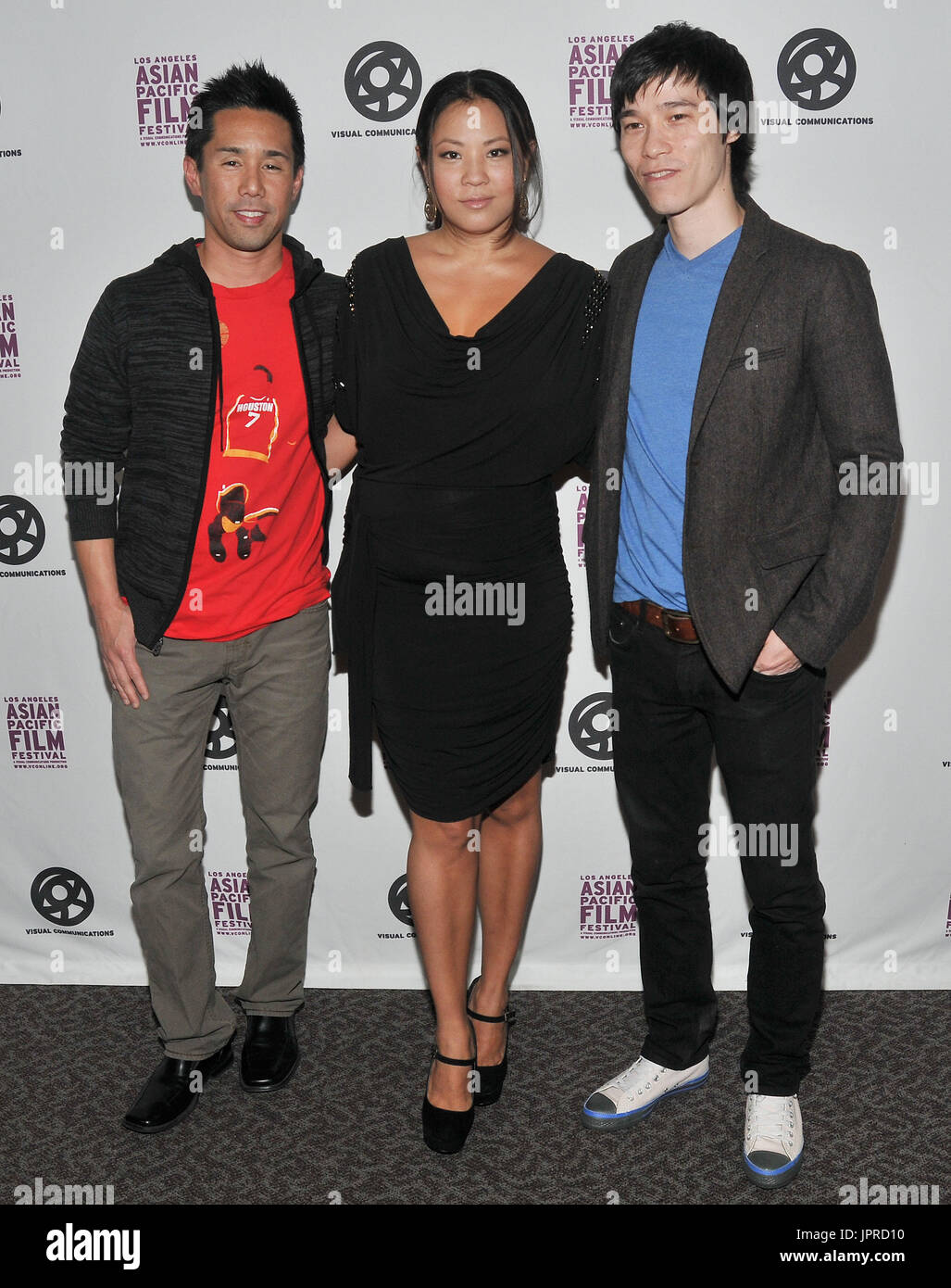 MEHR Glück morgen Wiedersehen Parry Shen, Karin Anna Cheung & Jason Tobin bei der 2013 statt Los Angeles Asian Pacific Film Festival Opening Night Premiere des LINSANITY bei der Directors Guild of America in West Hollywood, Kalifornien. Die Veranstaltung fand am Donnerstag, 2. Mai 2013. Foto von Sthanlee B. Mirador_PRPP. Stockfoto