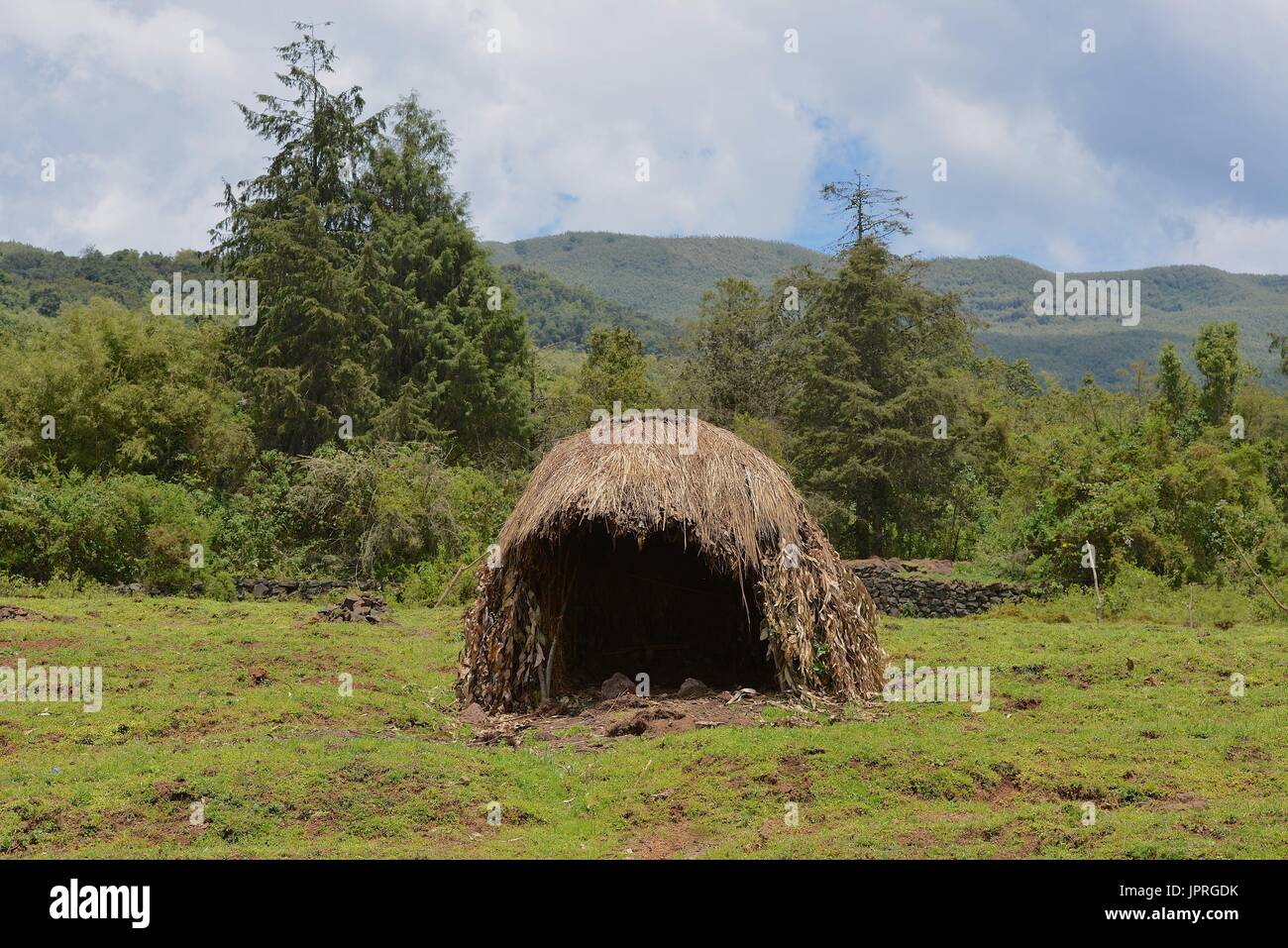 Afrikanische Lebensweise Stockfoto