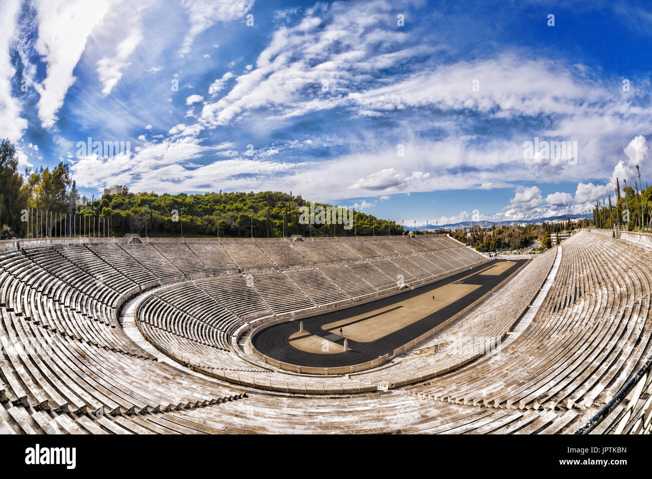 Olympia-Stadion in Athen, Griechenland (Gastgeber der ersten modernen Olympischen  Spiele im Jahr 1896 Stockfotografie - Alamy