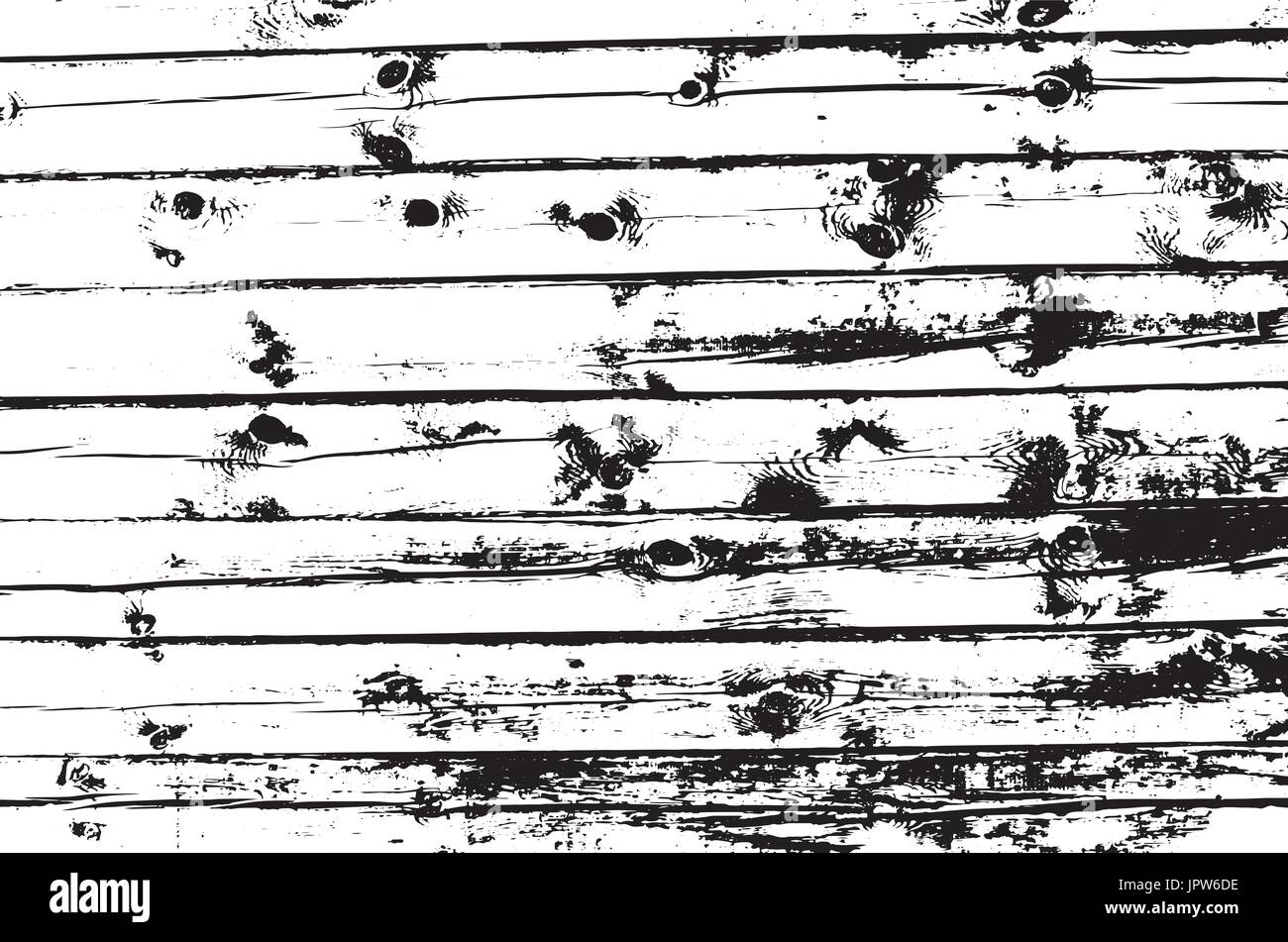 Holz Grunge Texturen. Natürliches Holz isoliert Hintergrund. Vektor-Illustration. Stock Vektor