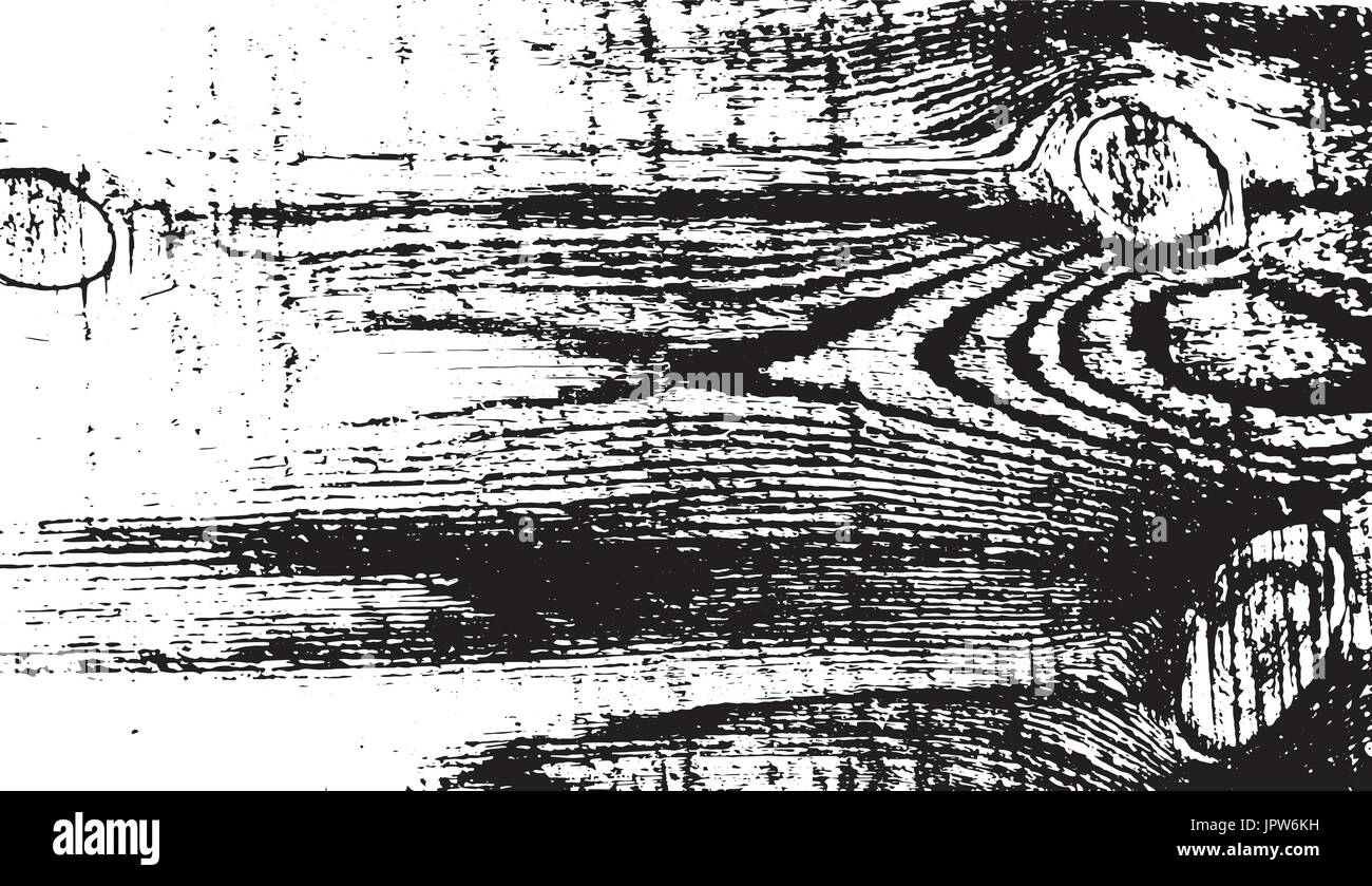 Holz Grunge Texturen. Natürliches Holz isoliert Hintergrund. Vektor-Illustration. Stock Vektor